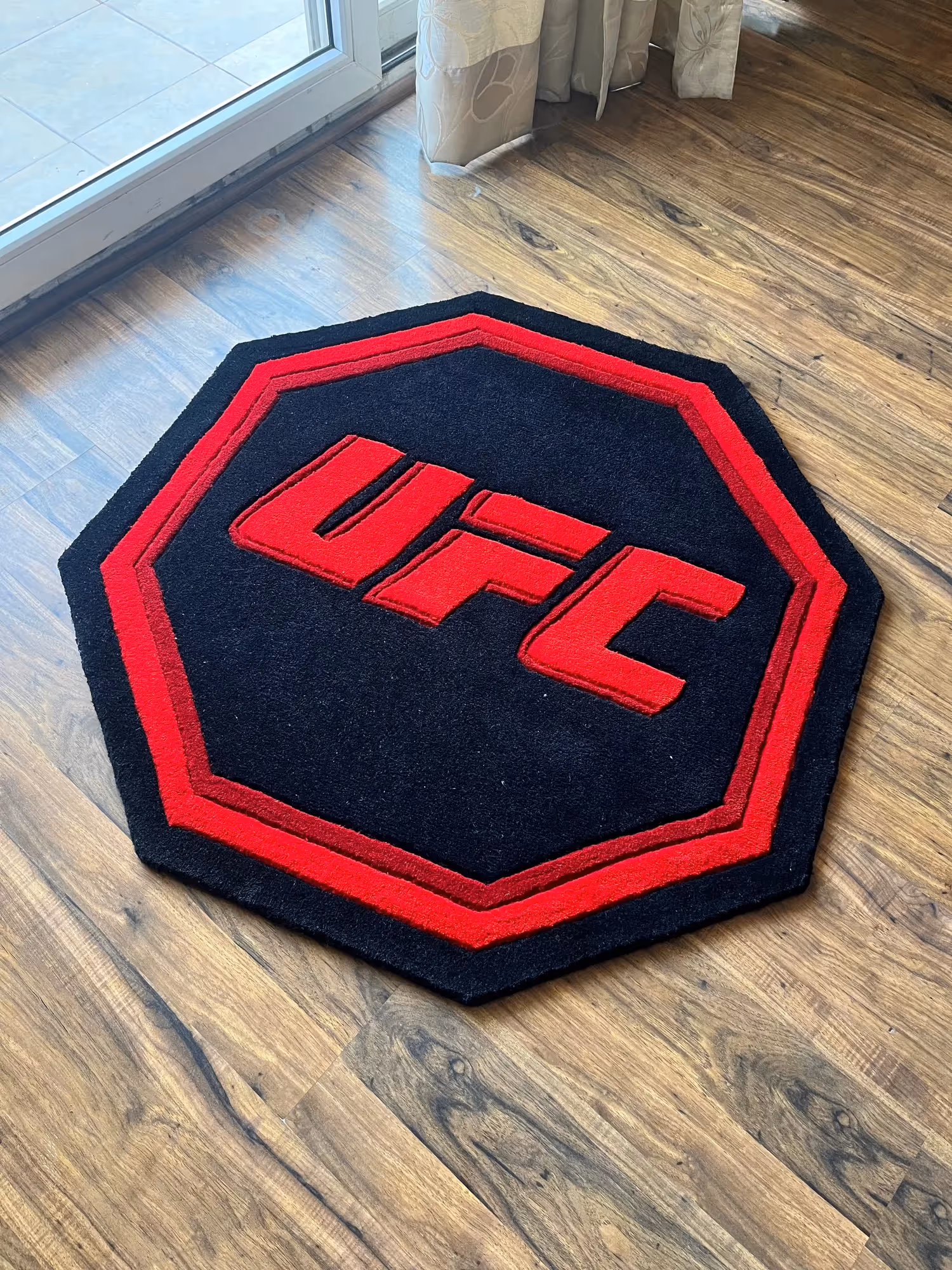 UFC Logo Hand Tufted Rug  image 1