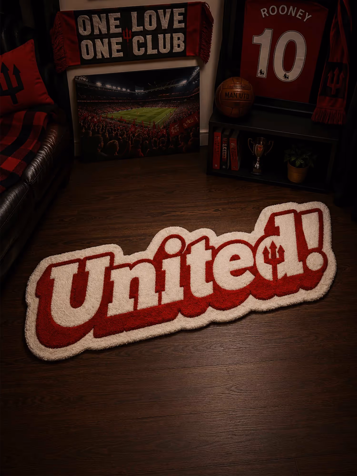 United Fan Art Hand Tufted Rug  image 1