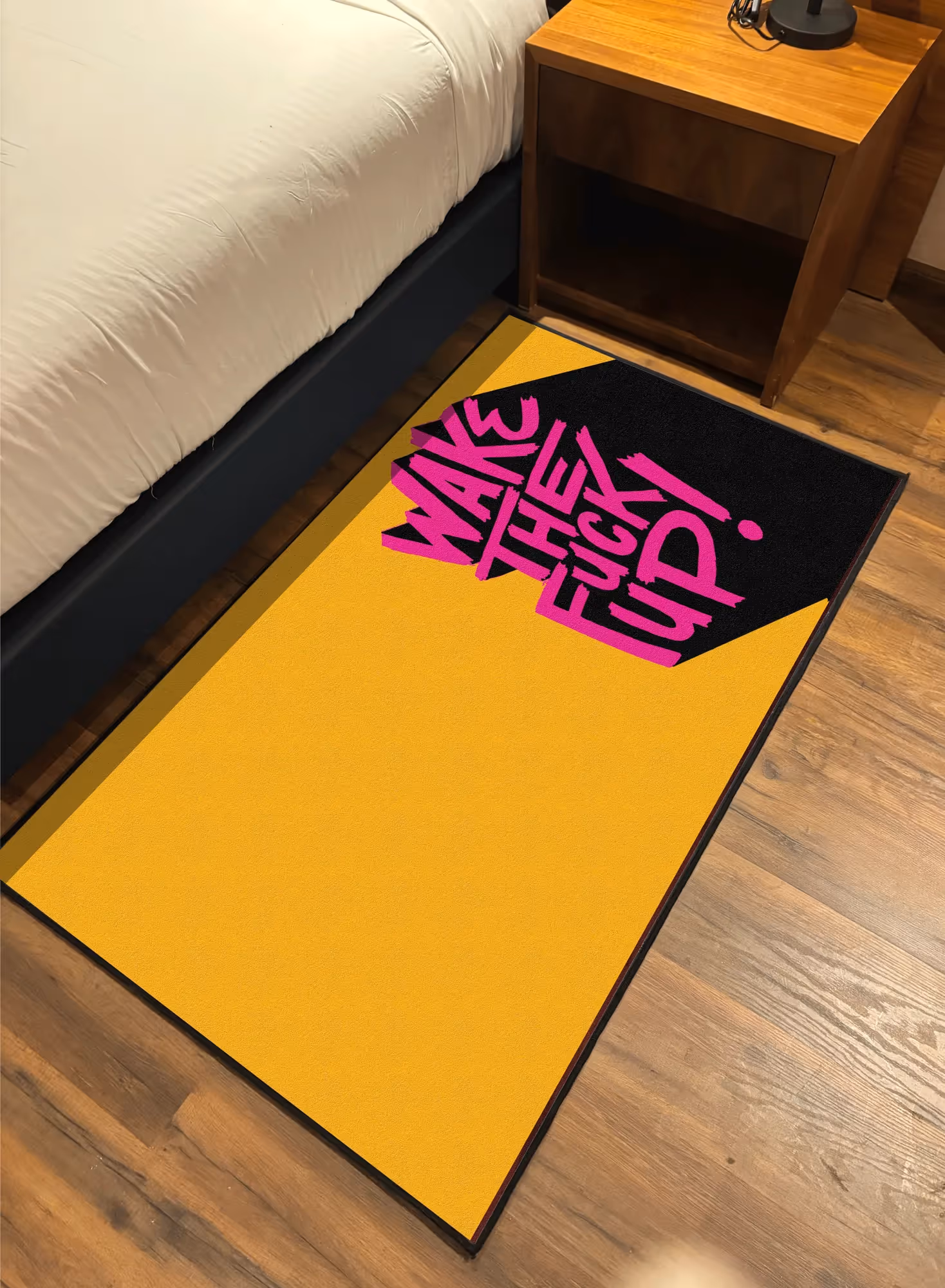 Wake Up Washable Rug image 1