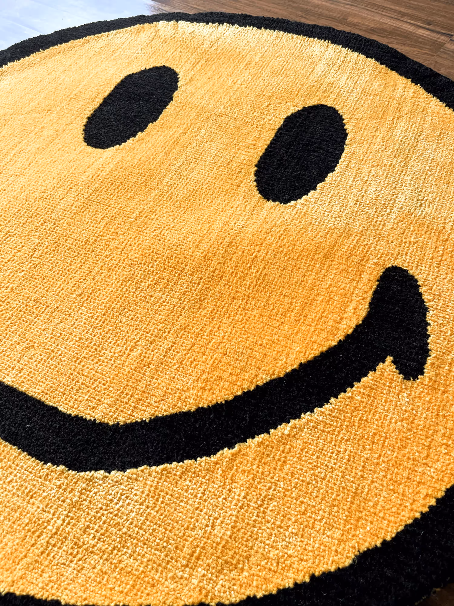 Yellow Smile Machine Tufted Rug image 3