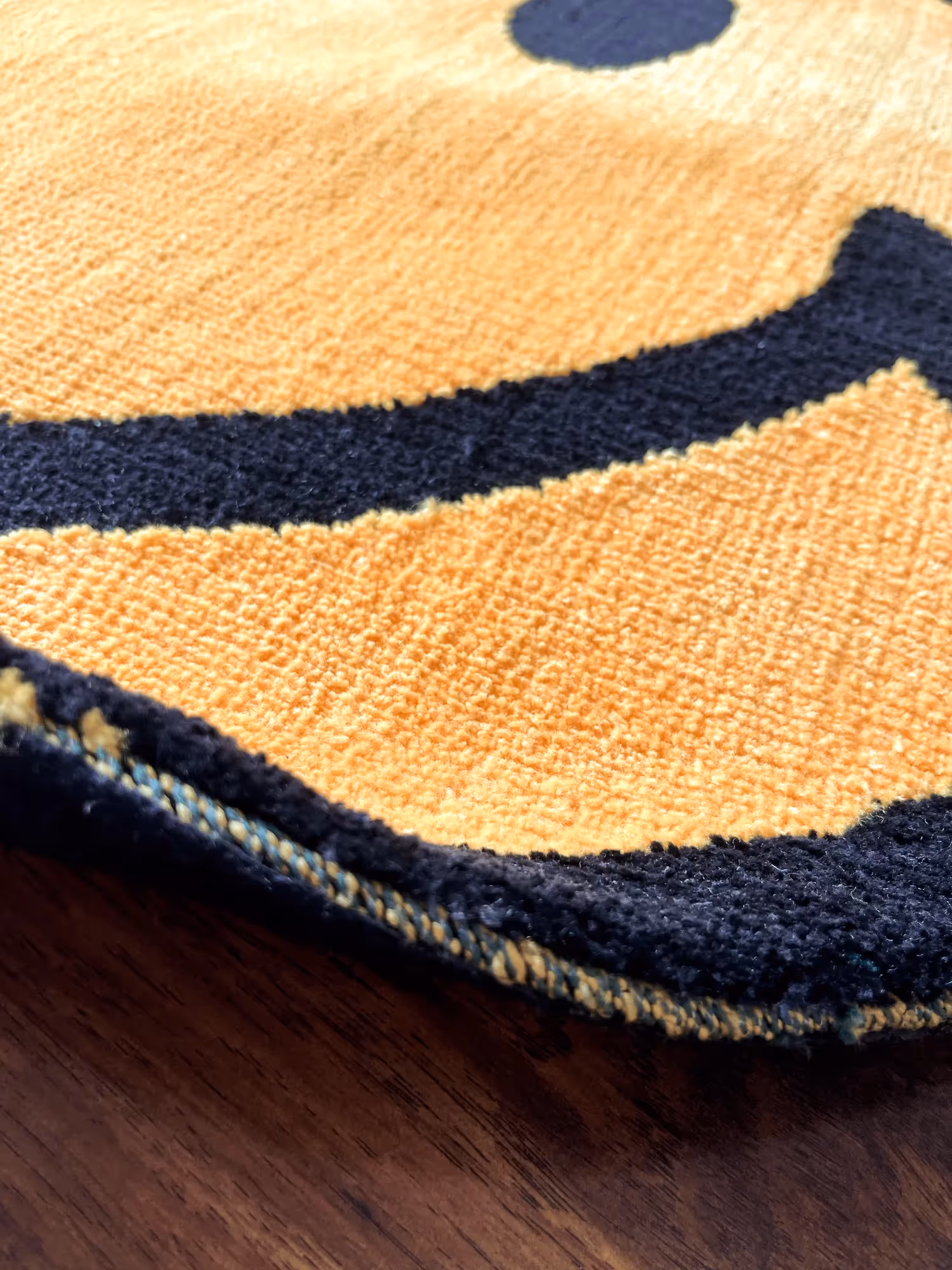 Yellow Smile Machine Tufted Rug image 4