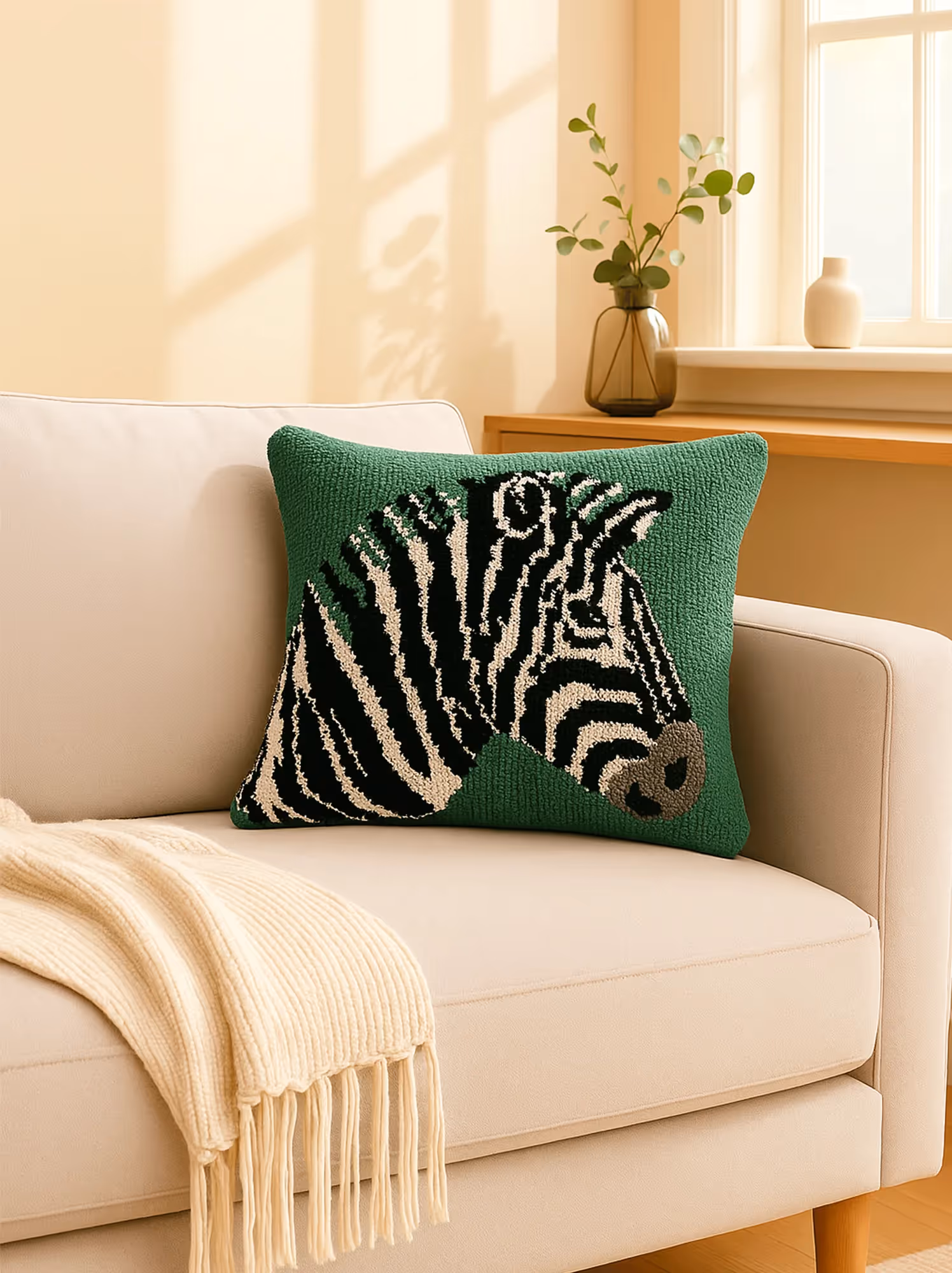 Zebra Cushion Cover image 1