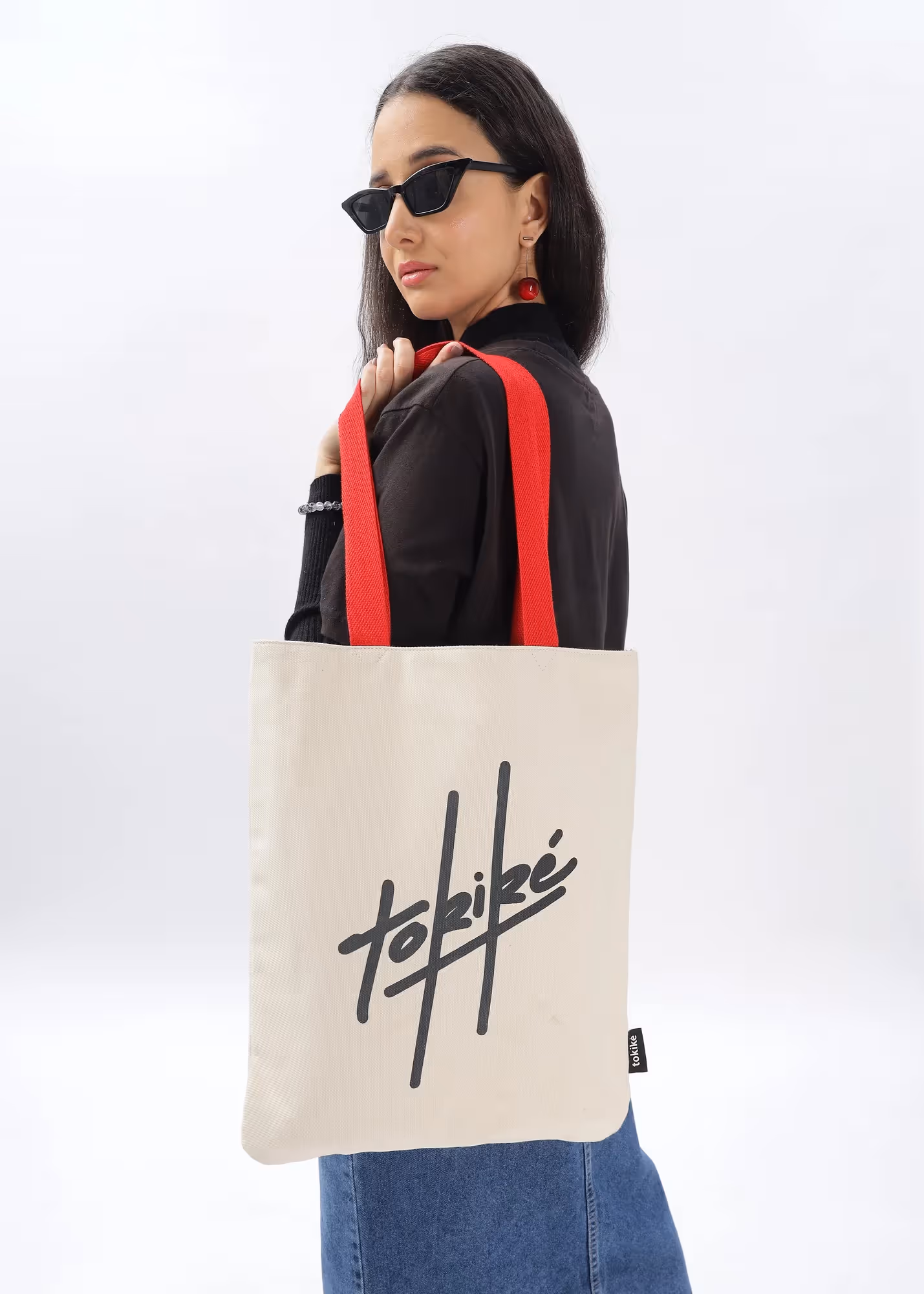 Basic Not So Basic Tote Red image 4
