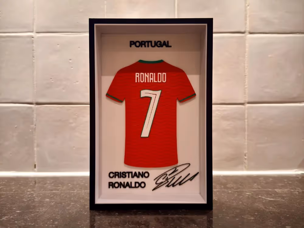 Cristiano Ronaldo Portugal 2026 Jersey Frame  image 1