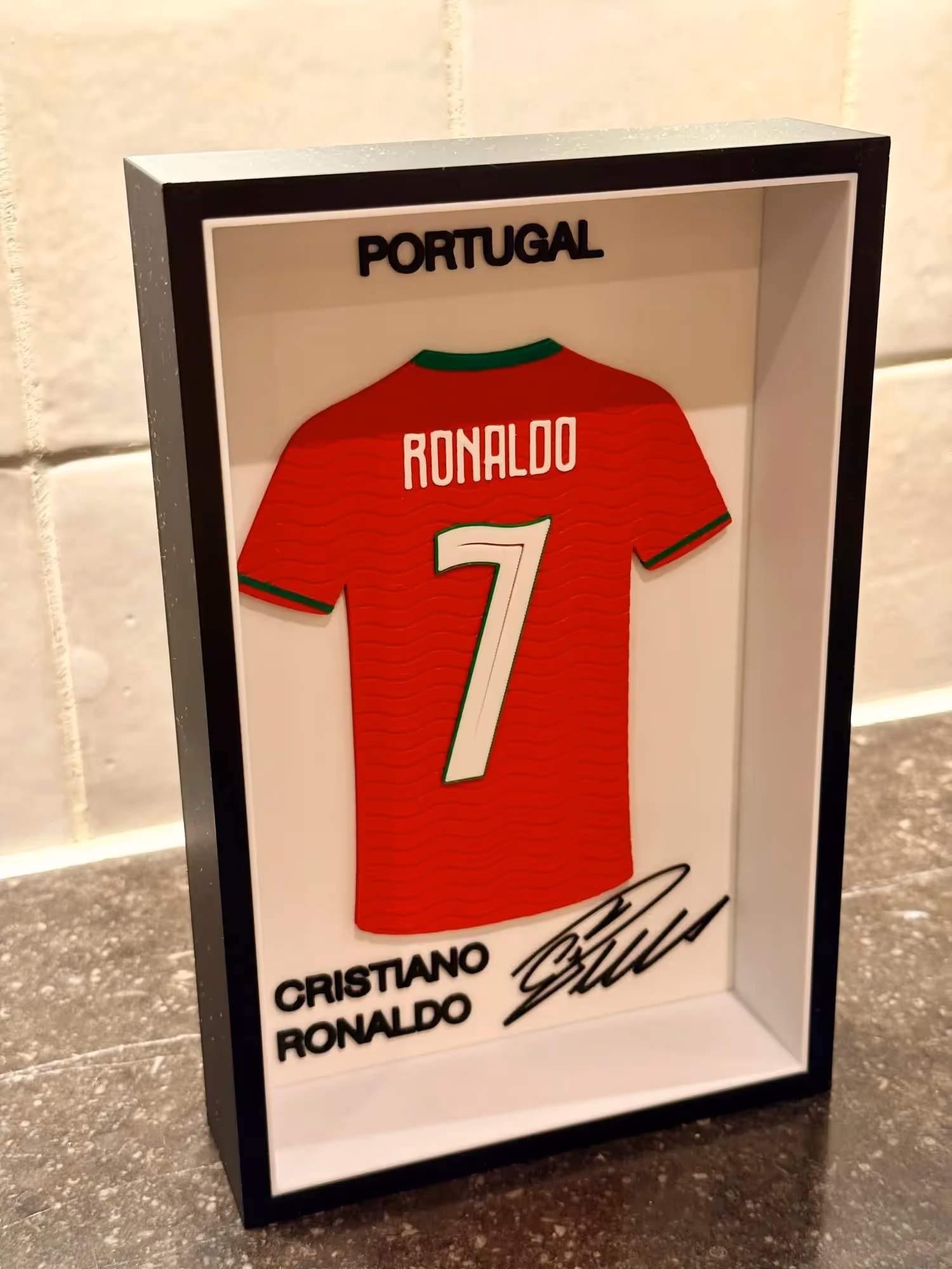 Cristiano Ronaldo Portugal 2026 Jersey Frame image 2