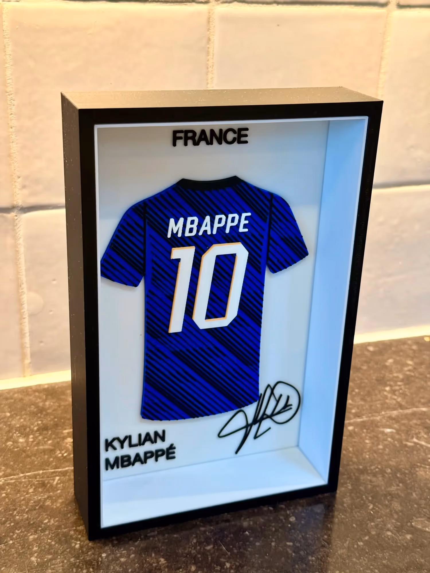 Kylian Mbappé France Jersey Frame image 2