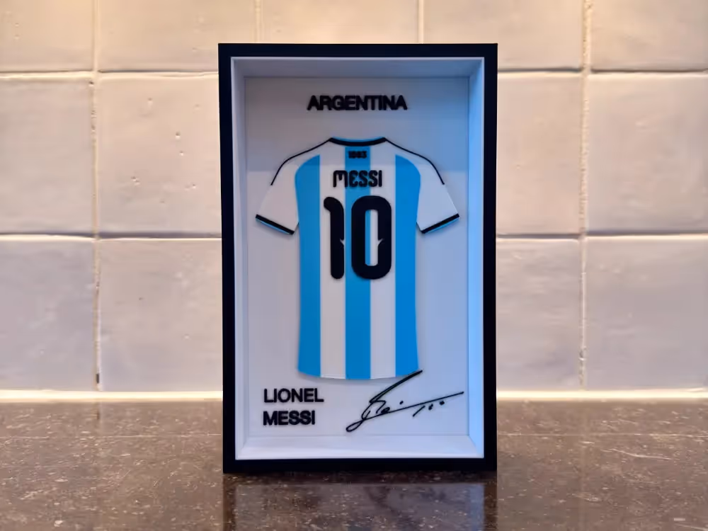 Lionel Messi 2026 World Cup Jersey Frame  image 1