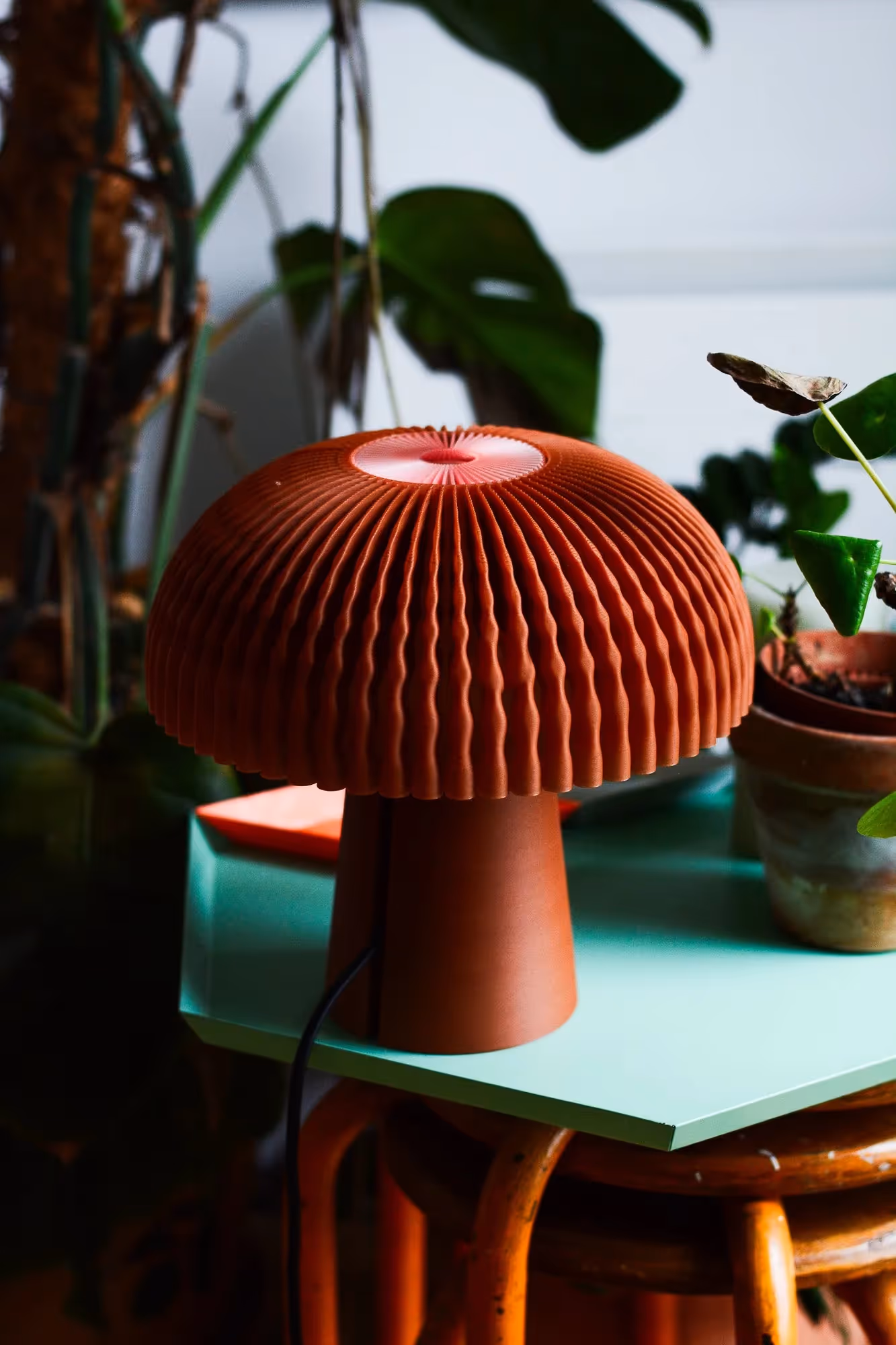 Orange Mushroom Table Lamp  image 2
