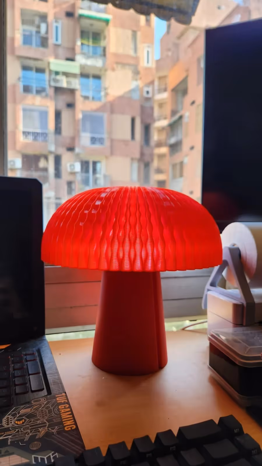 Orange Mushroom Table Lamp  image 3