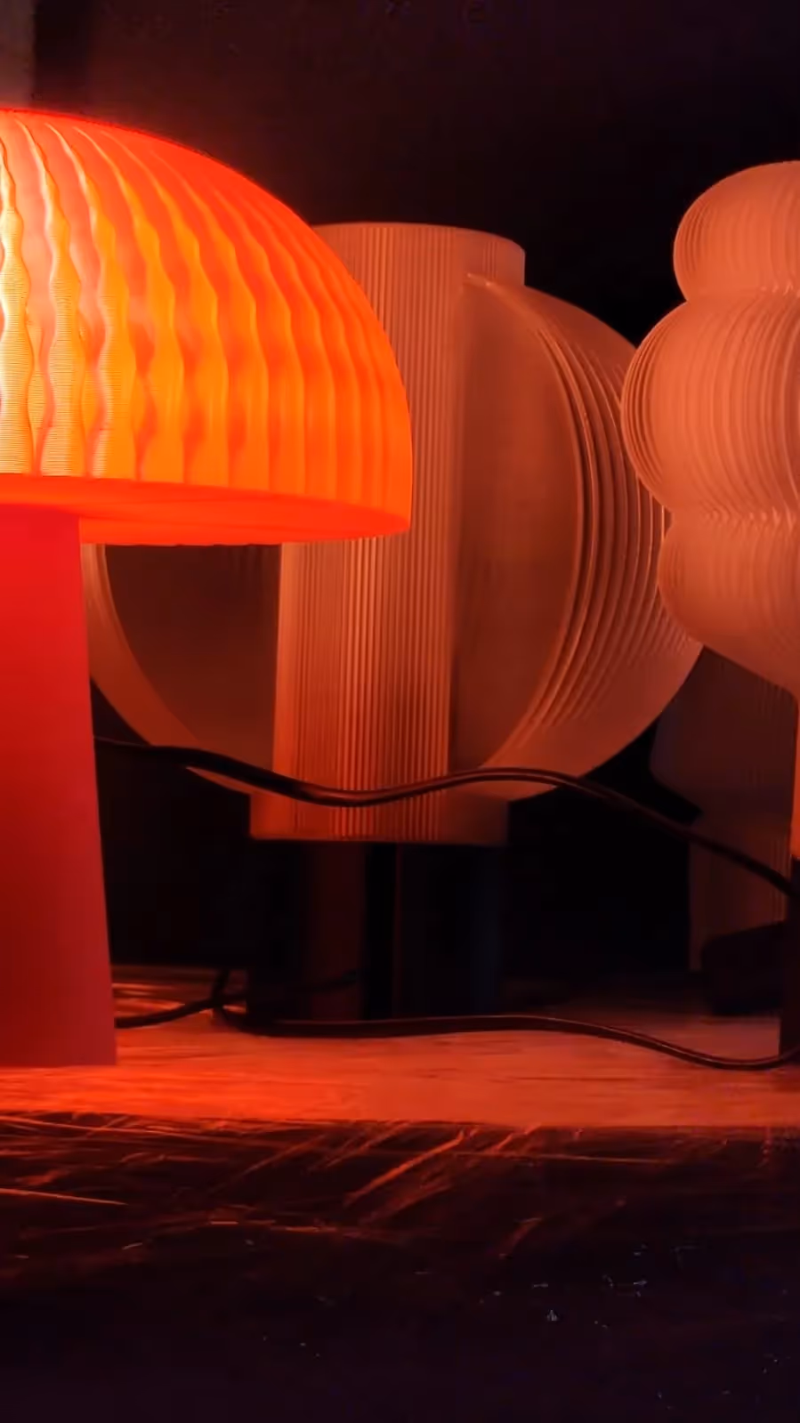 Orange Mushroom Table Lamp  image 5