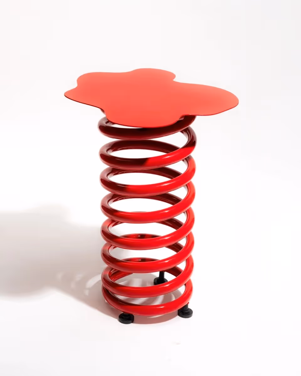 Spring Table Red image 2