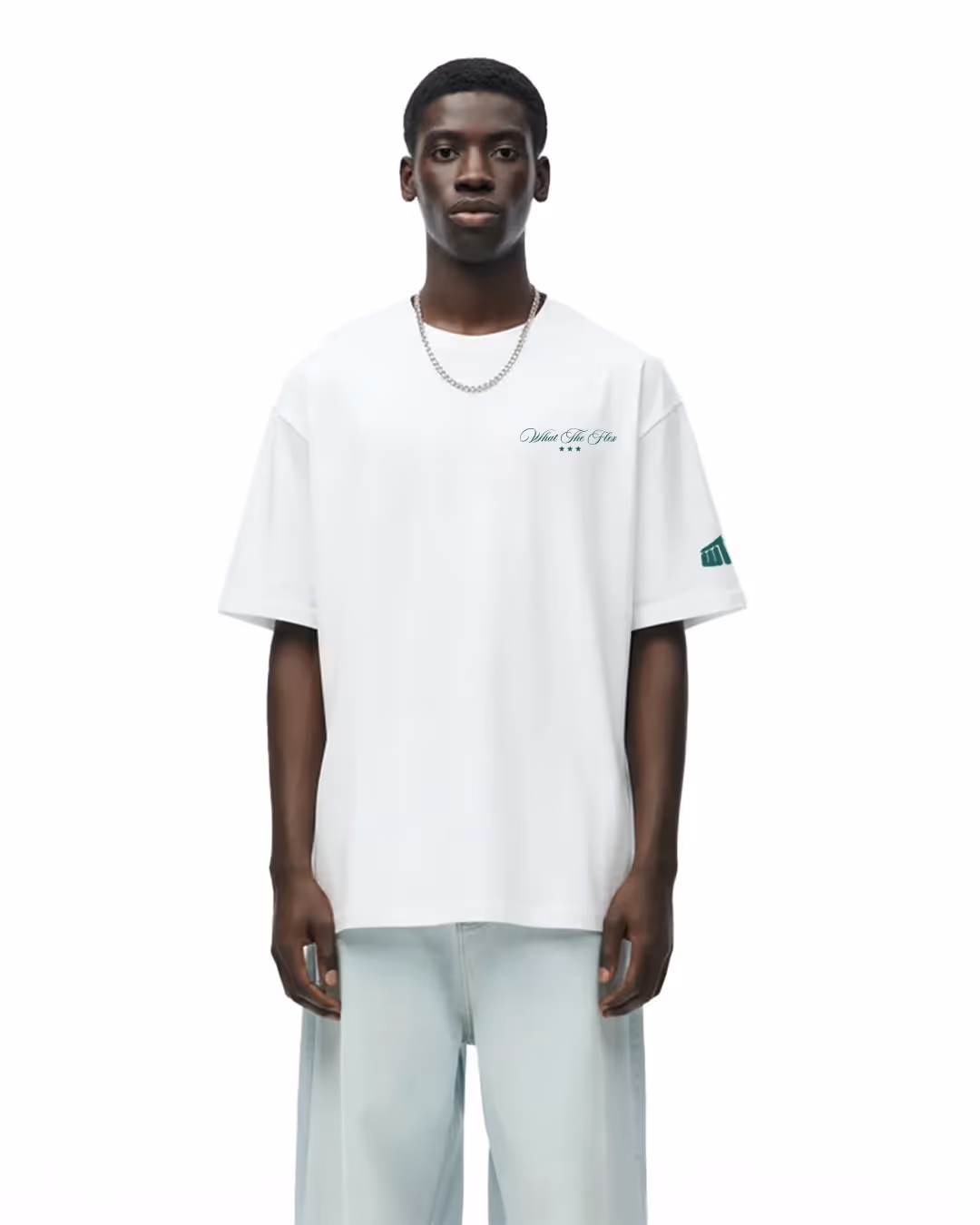 Achievement Oversized White T-shirt  image 2