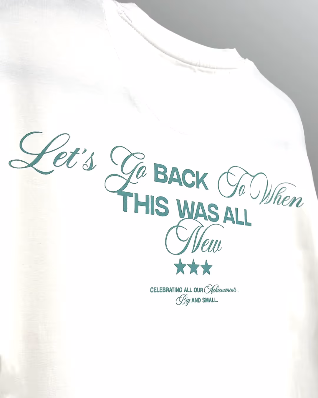 Achievement Oversized White T-shirt  image 6