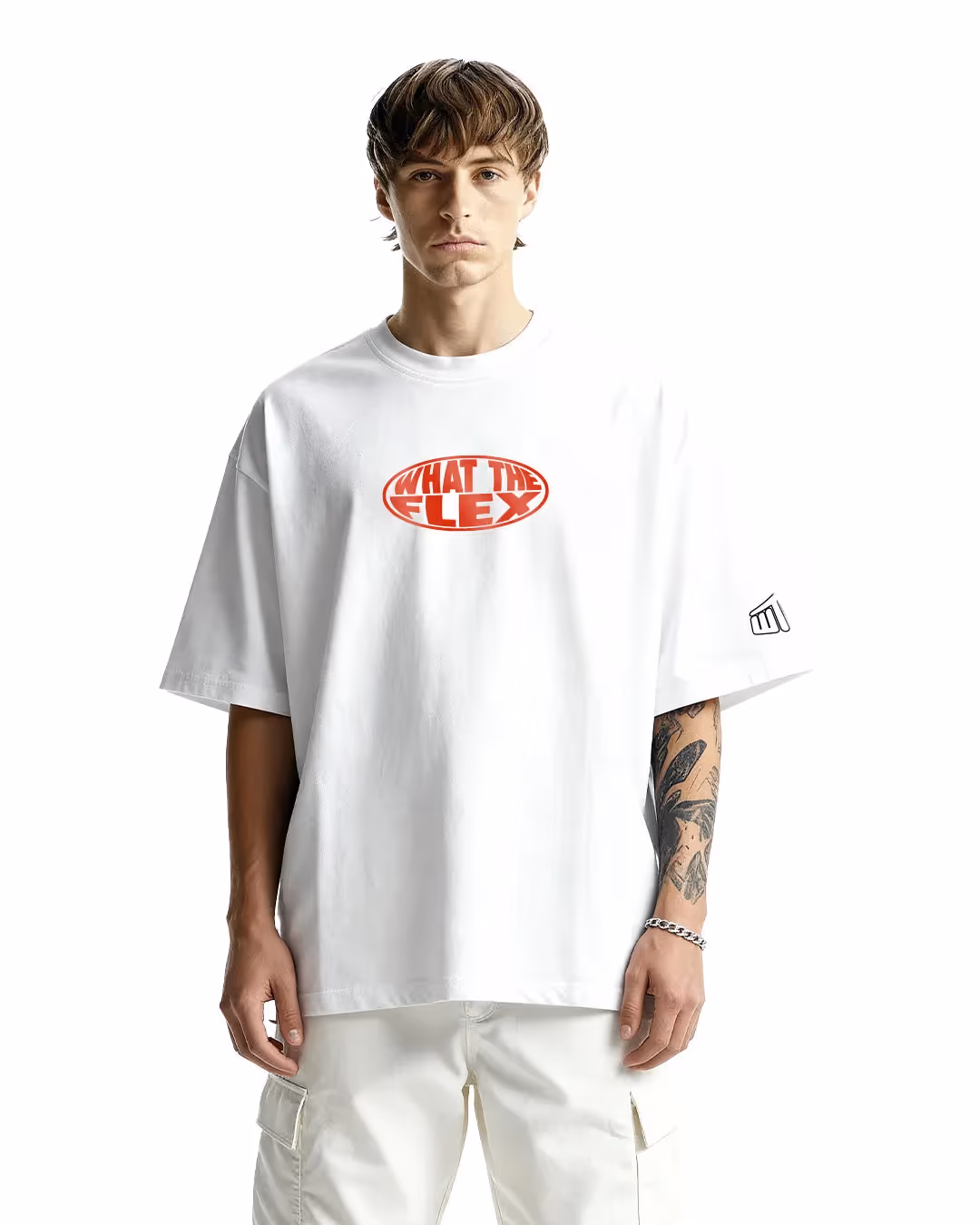 Ain't Easy Heavyweight White T-shirt image 2