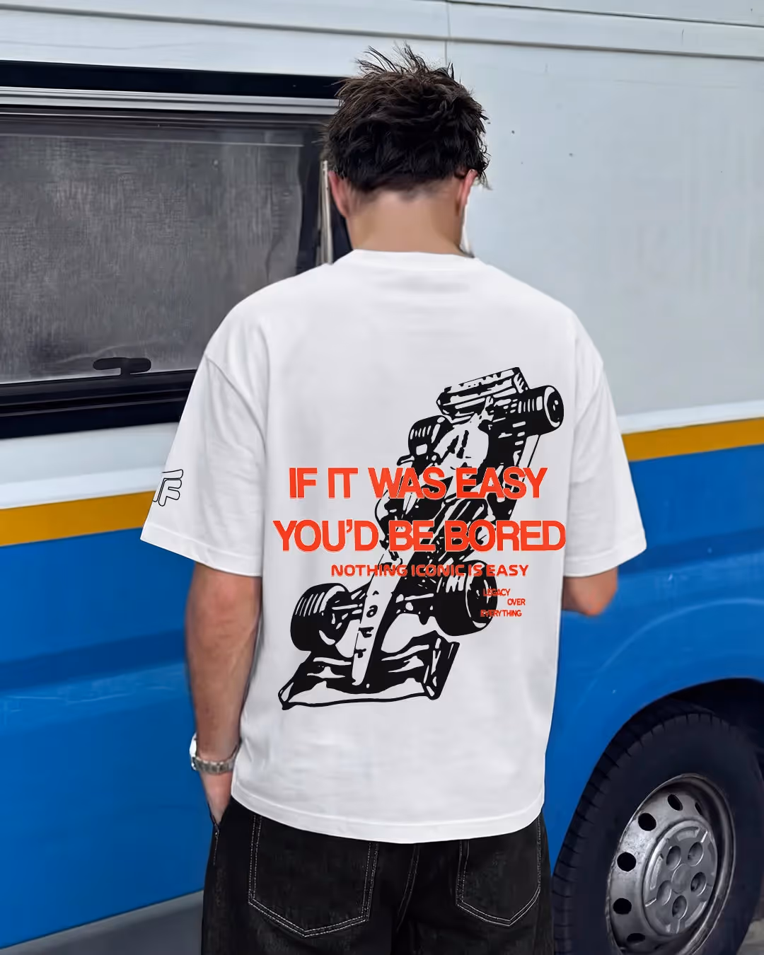 Ain't Easy Heavyweight White T-shirt image 5