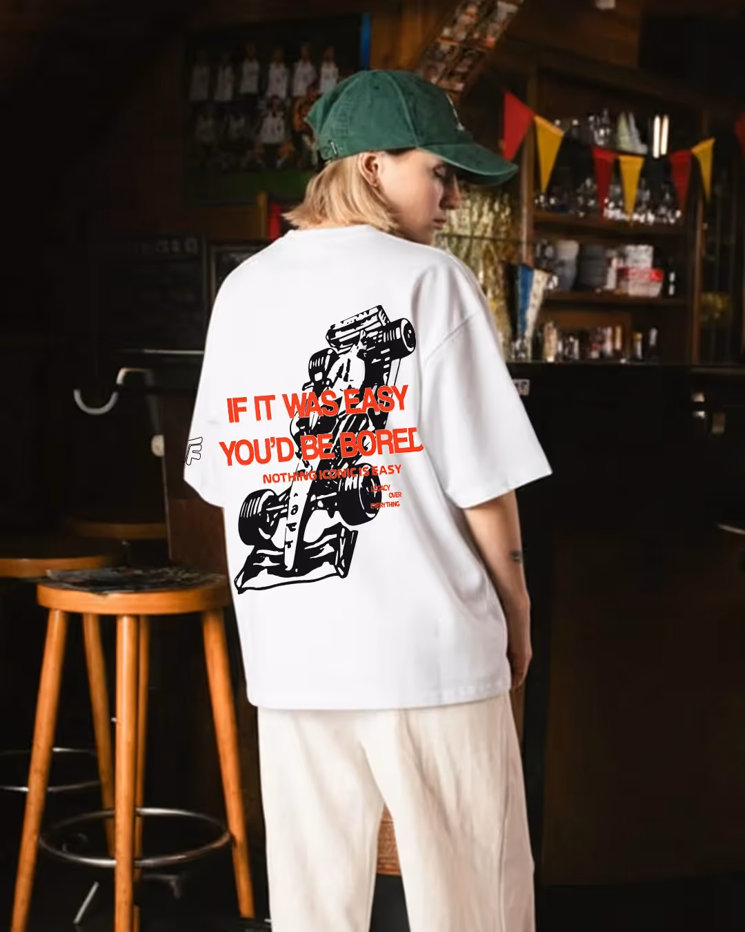 Ain't Easy Heavyweight White T-shirt image 9