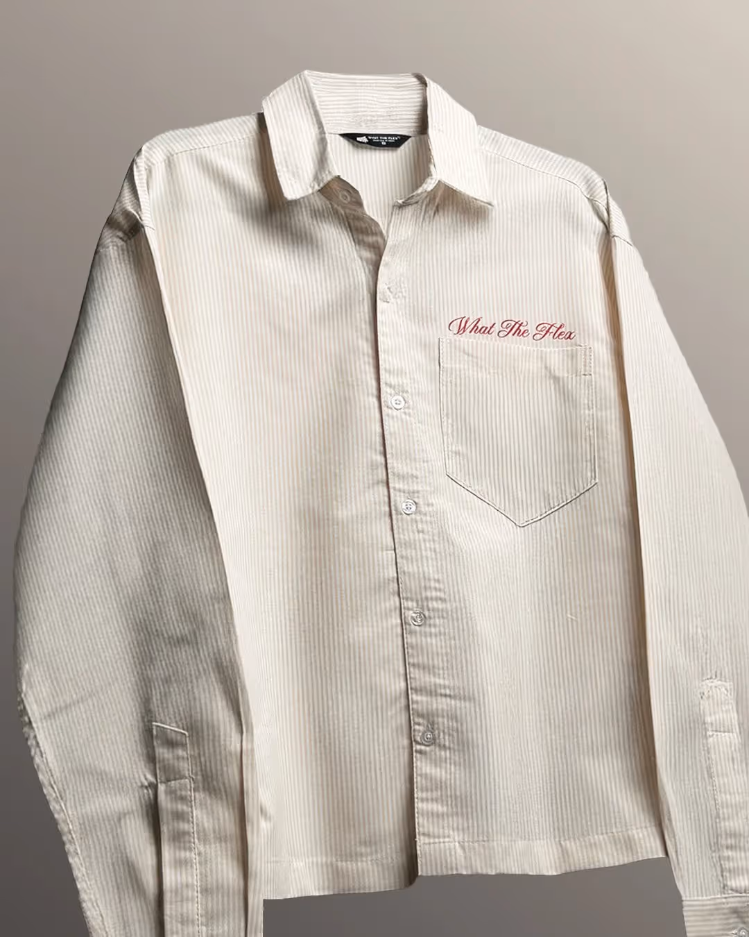 Alive Beige Striped Shirt image 7