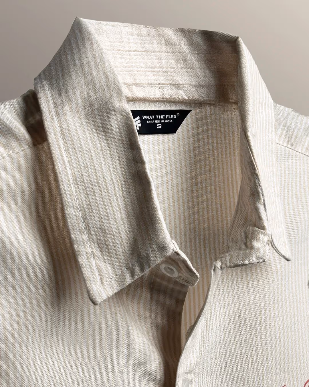 Alive Beige Striped Shirt image 9