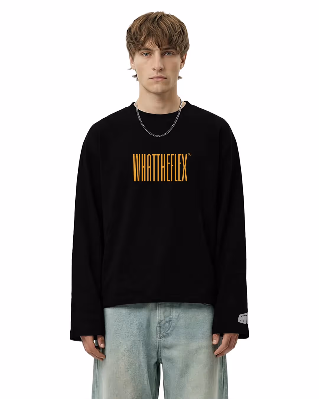 Alpha Full Sleeves Boxy Fit T-shirt image 2