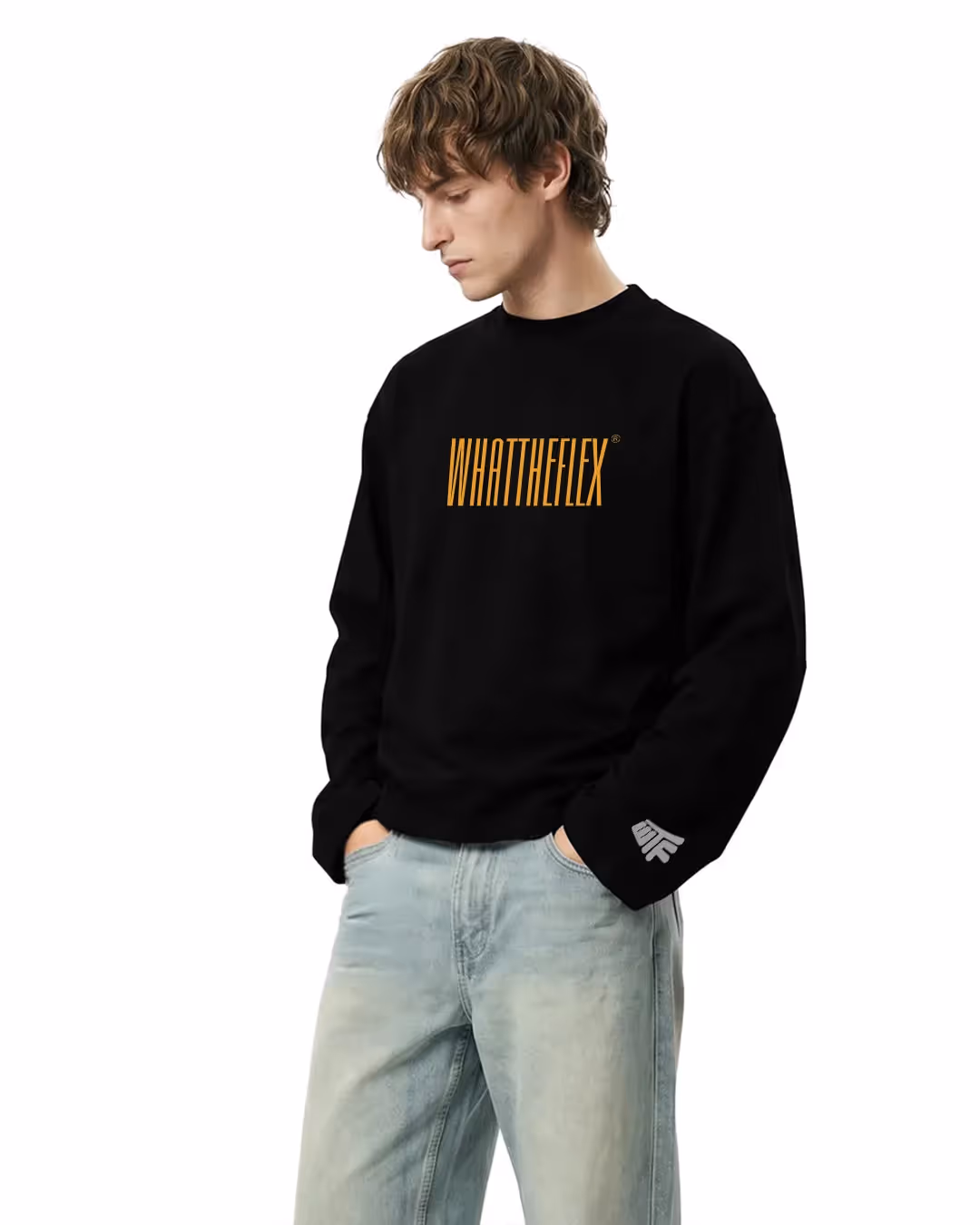 Alpha Full Sleeves Boxy Fit T-shirt image 3