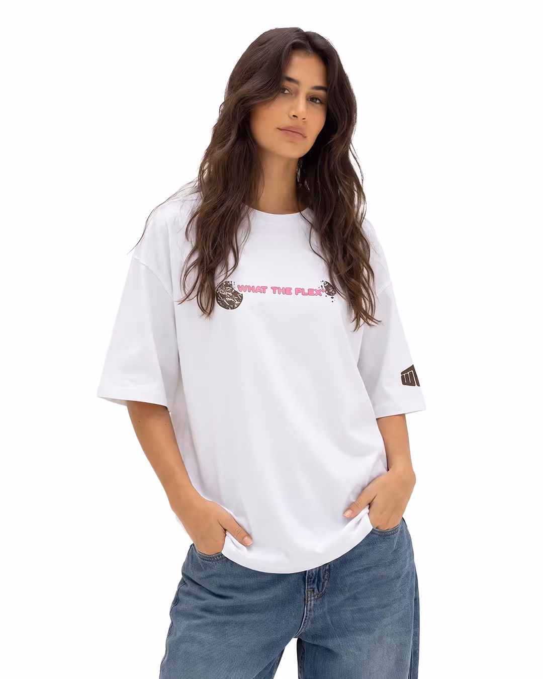 Ate It Boxy-Fit White T-Shirt image 1