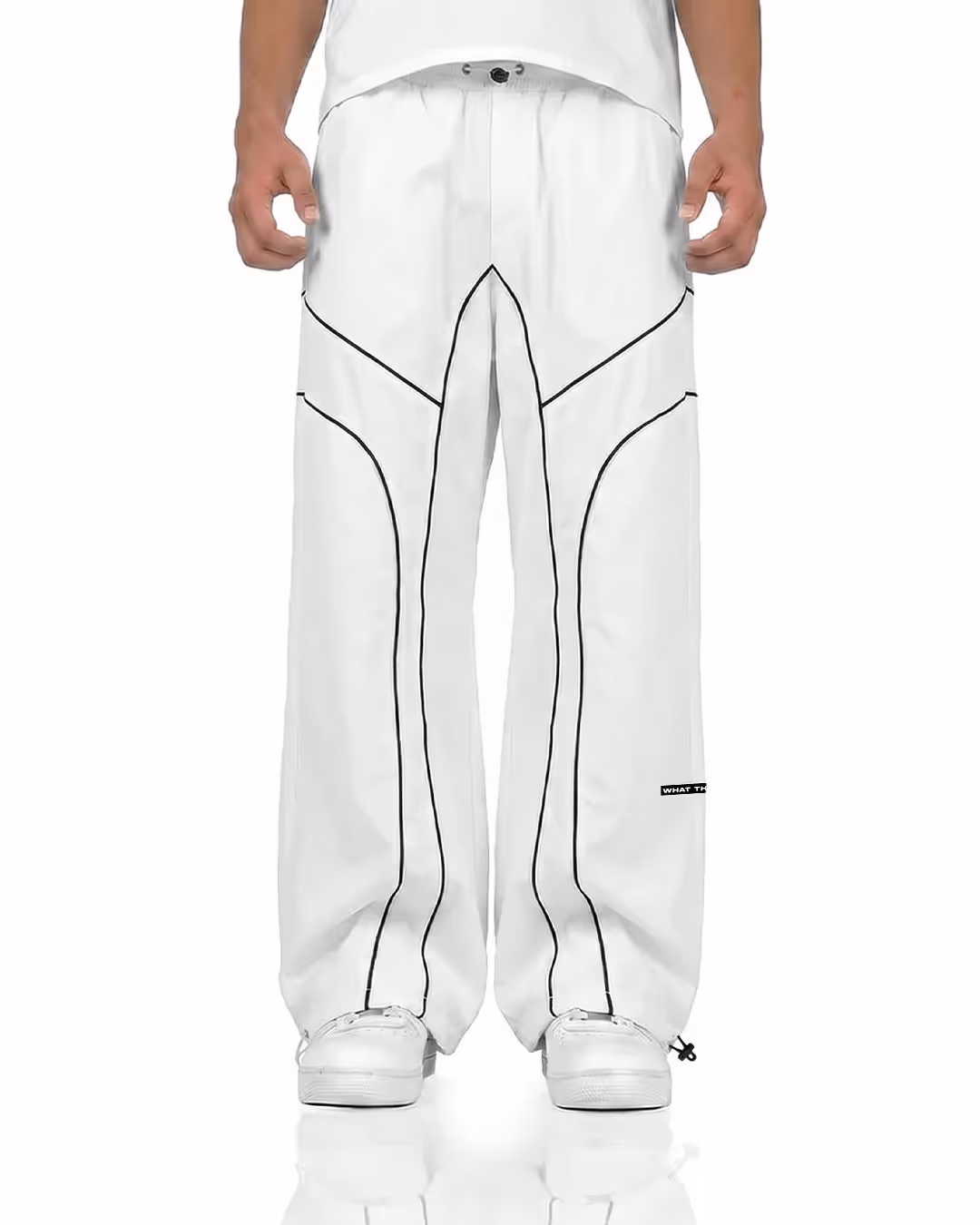 Baseline White Parachute Pants image 2