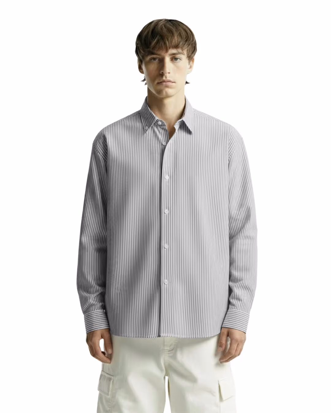 Basic Black Striped Shirt image 1