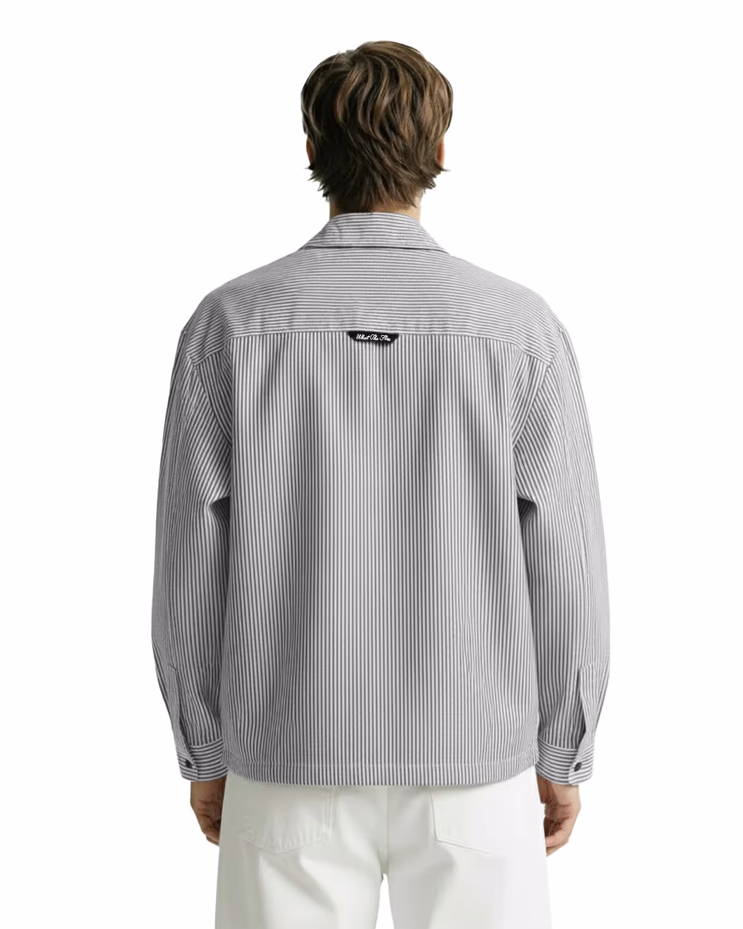 Basic Black Striped Shirt image 2