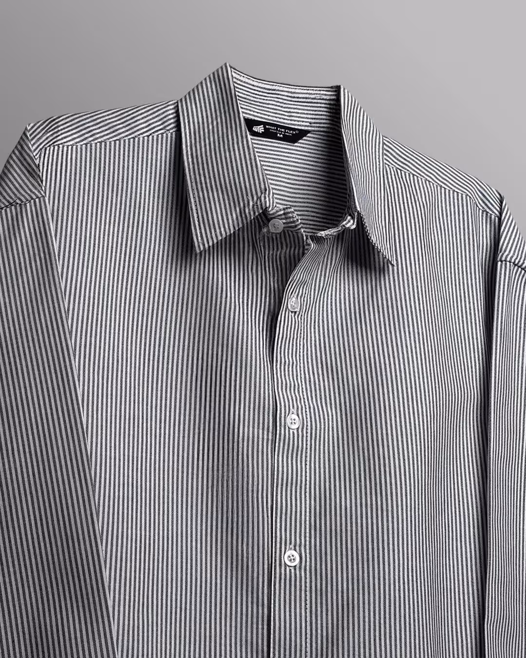Basic Black Striped Shirt image 6