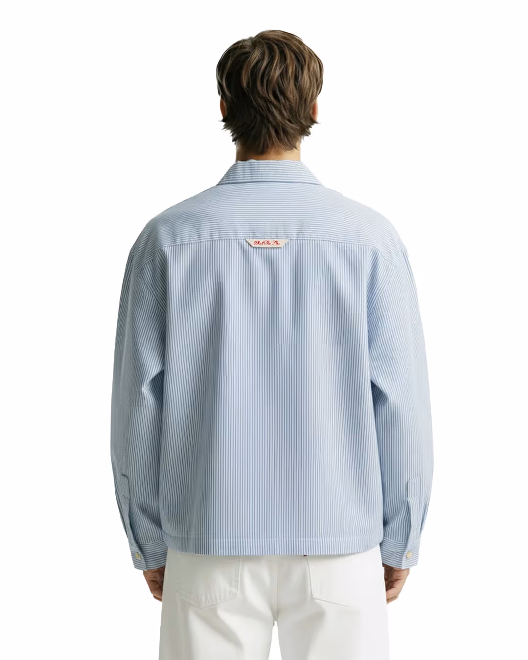Basic Blue Striped Shirt image 2