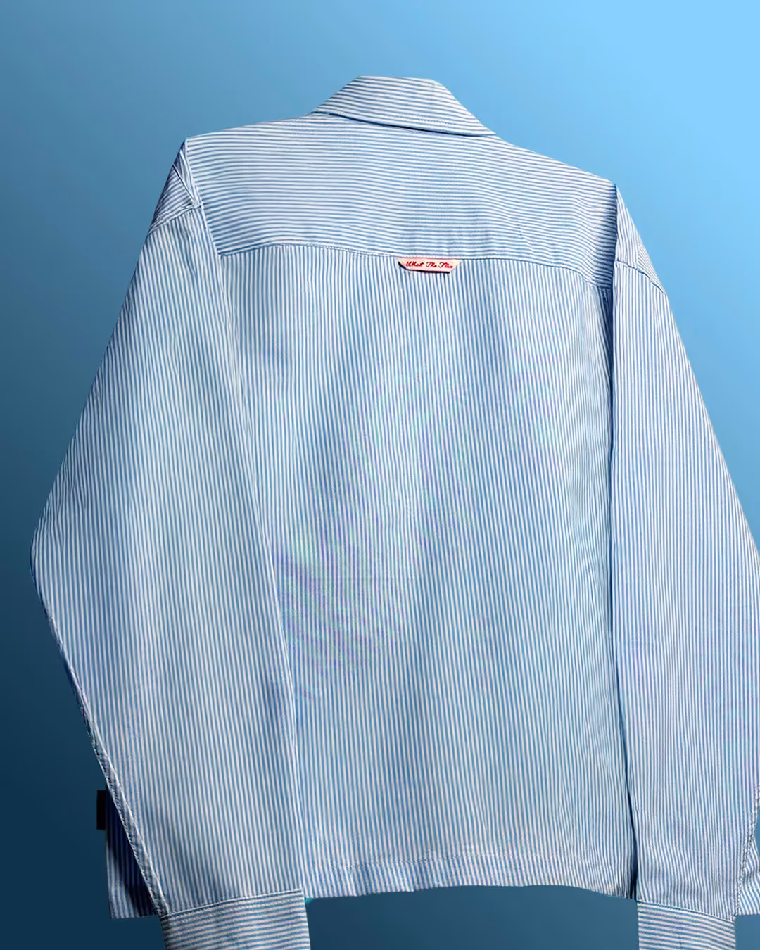 Basic Blue Striped Shirt image 6