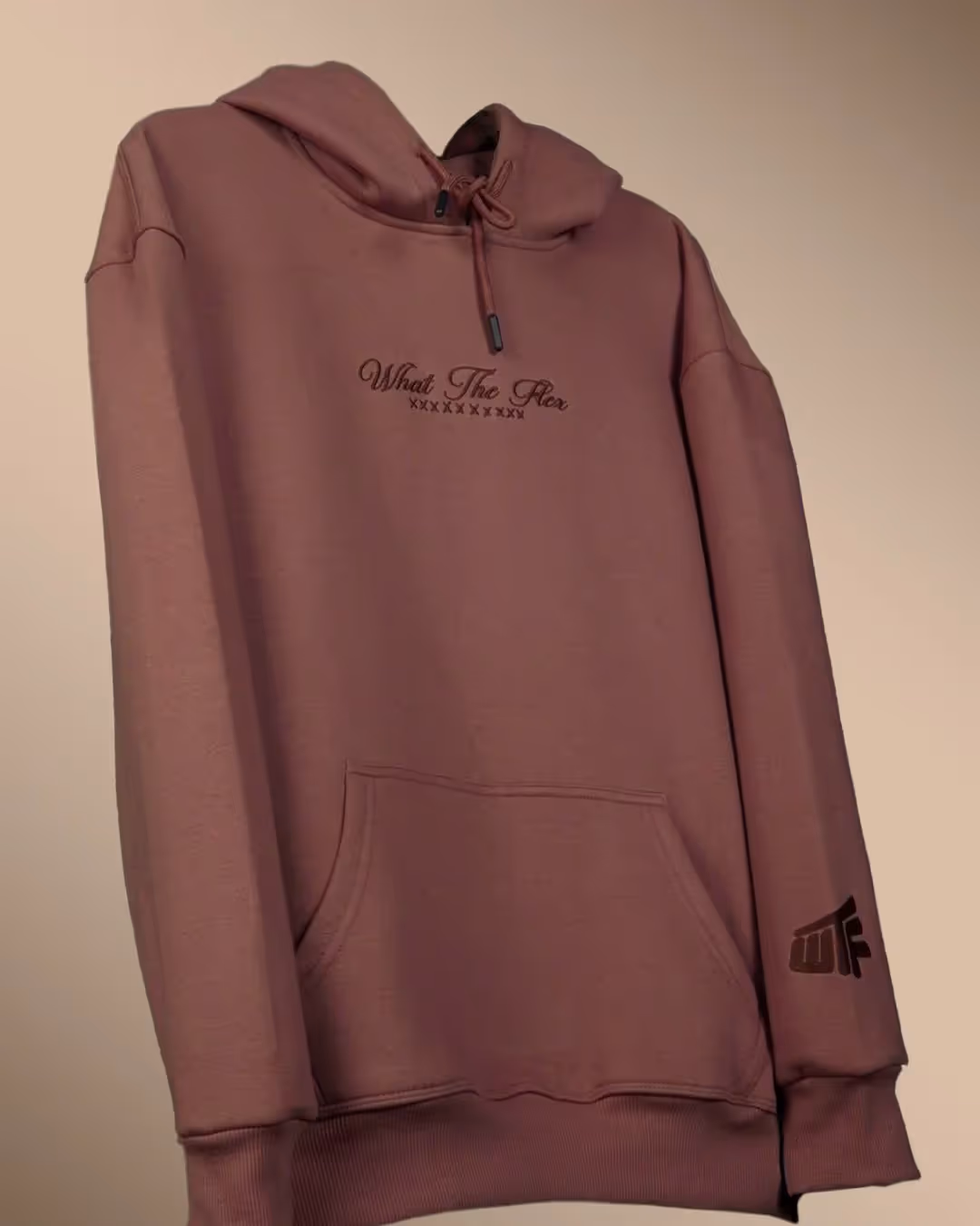 Basic Brown Oversized Hoodie image 3