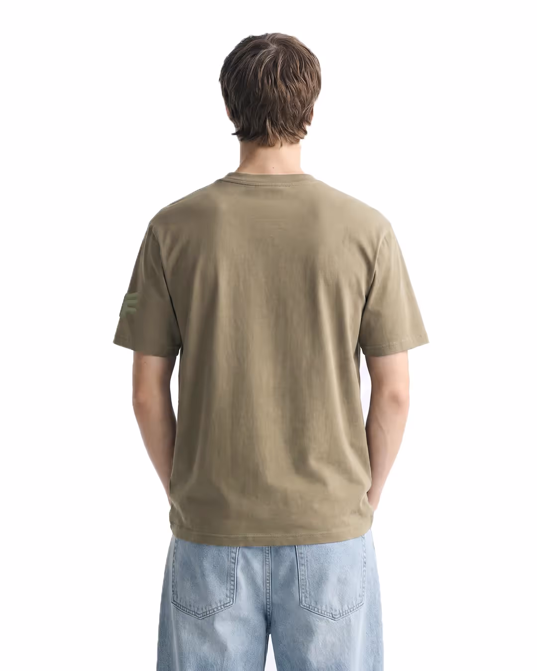 Basic Olive Heavyweight T-Shirt  image 2