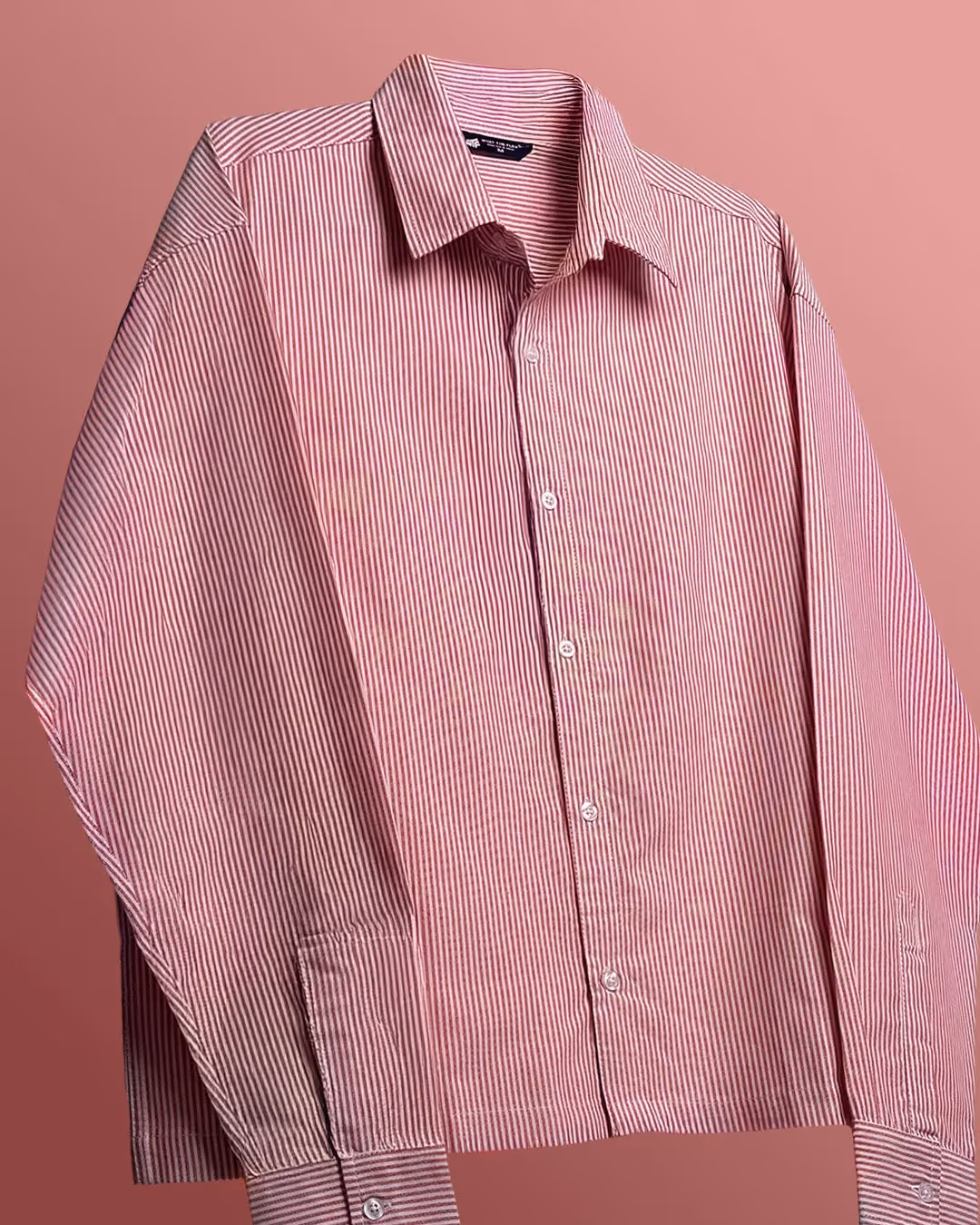 Basic Red Striped Shirt image 4