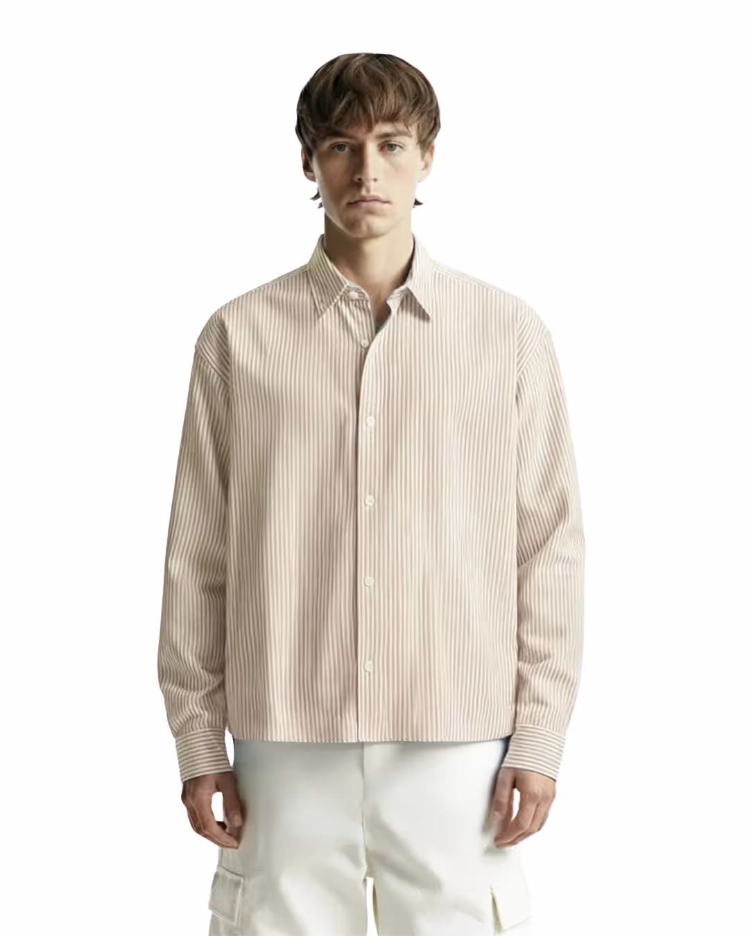 Basic Yellow Stripe Shirt image 1