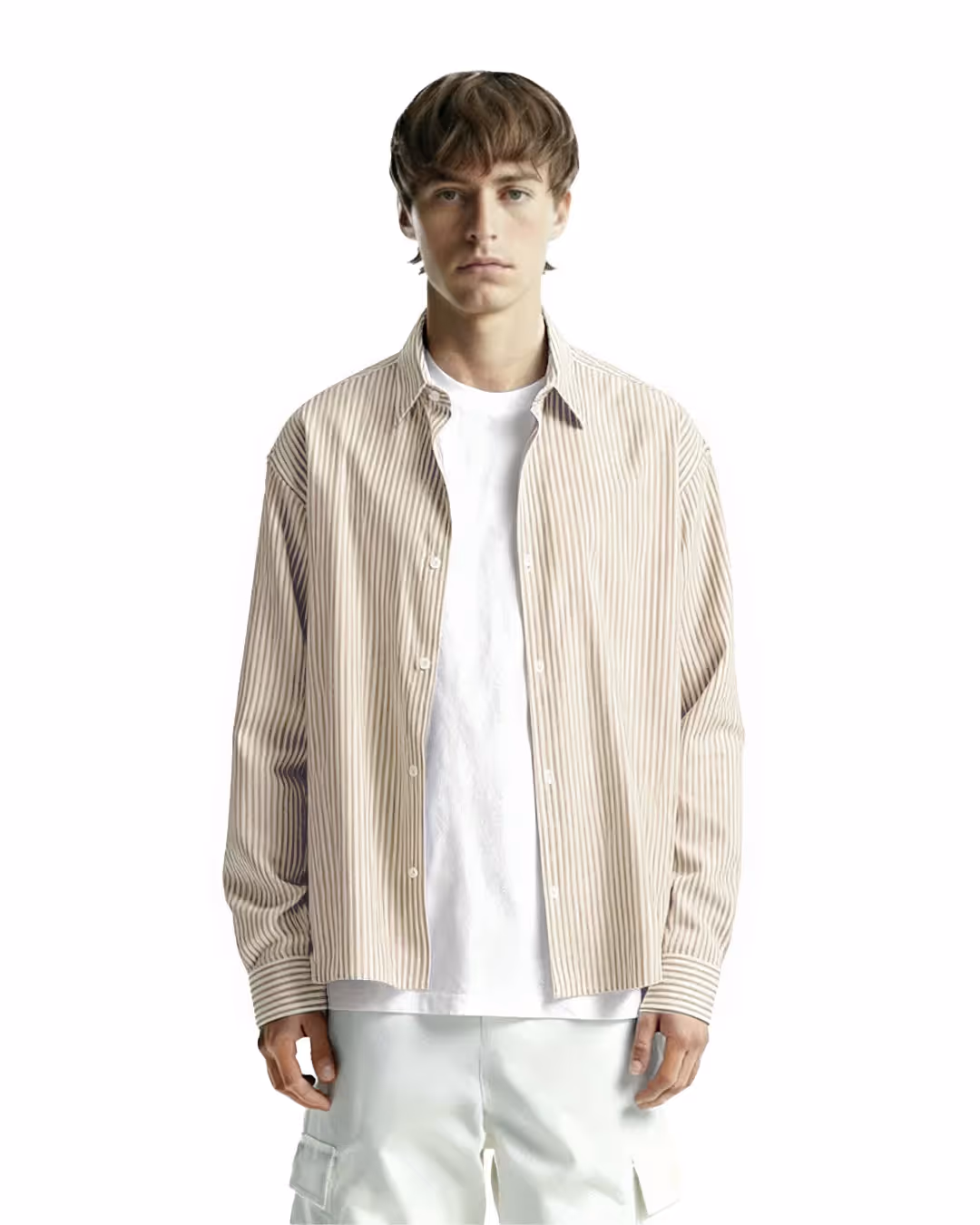 Basic Yellow Stripe Shirt image 3