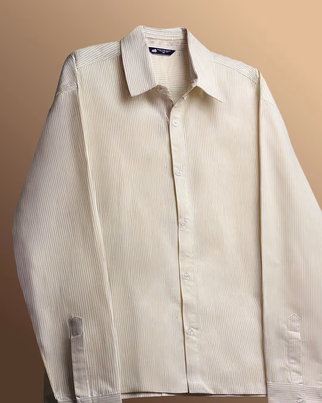 Basic Yellow Stripe Shirt image 4