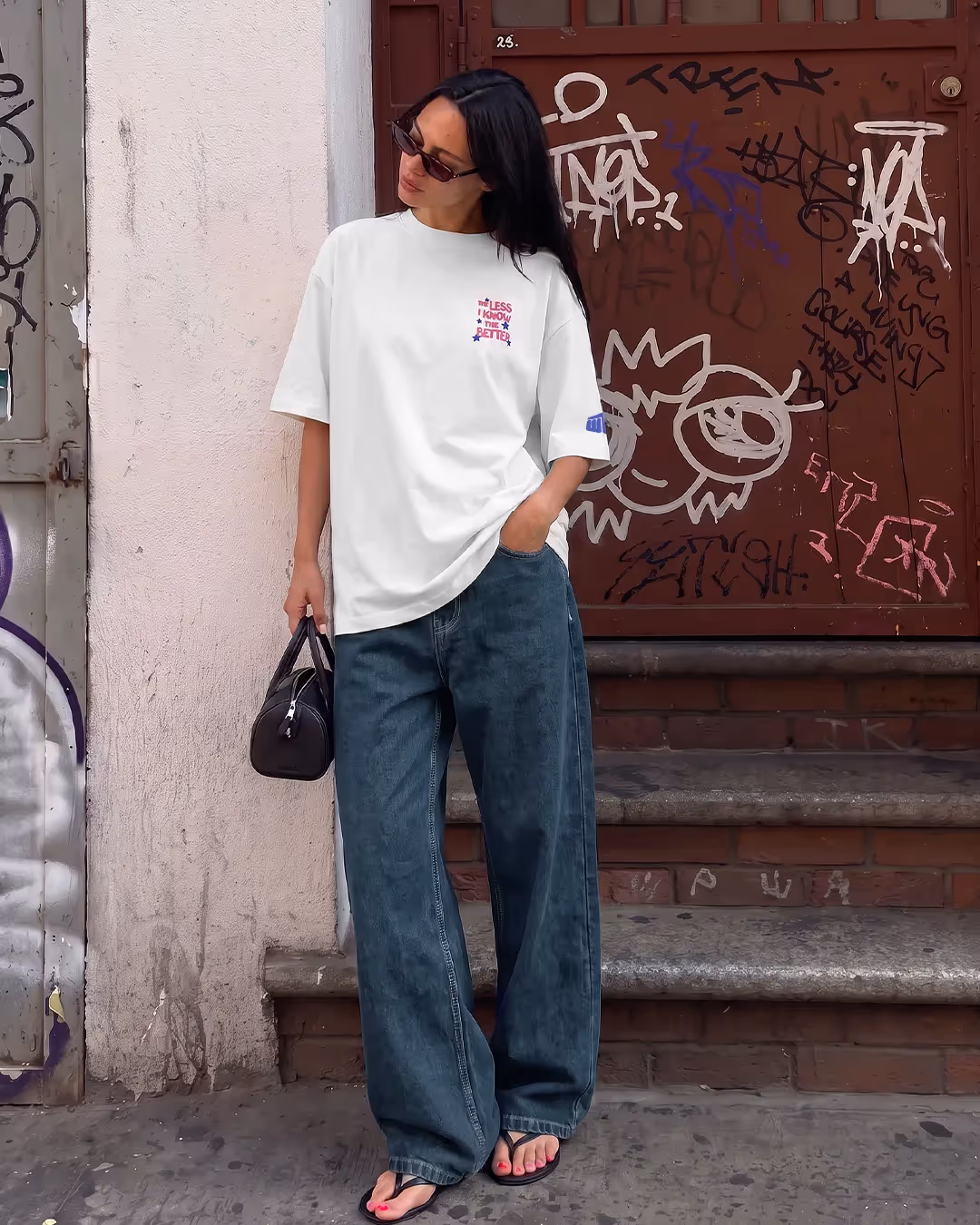 Better Boxy-Fit Off-White T-Shirt image 2