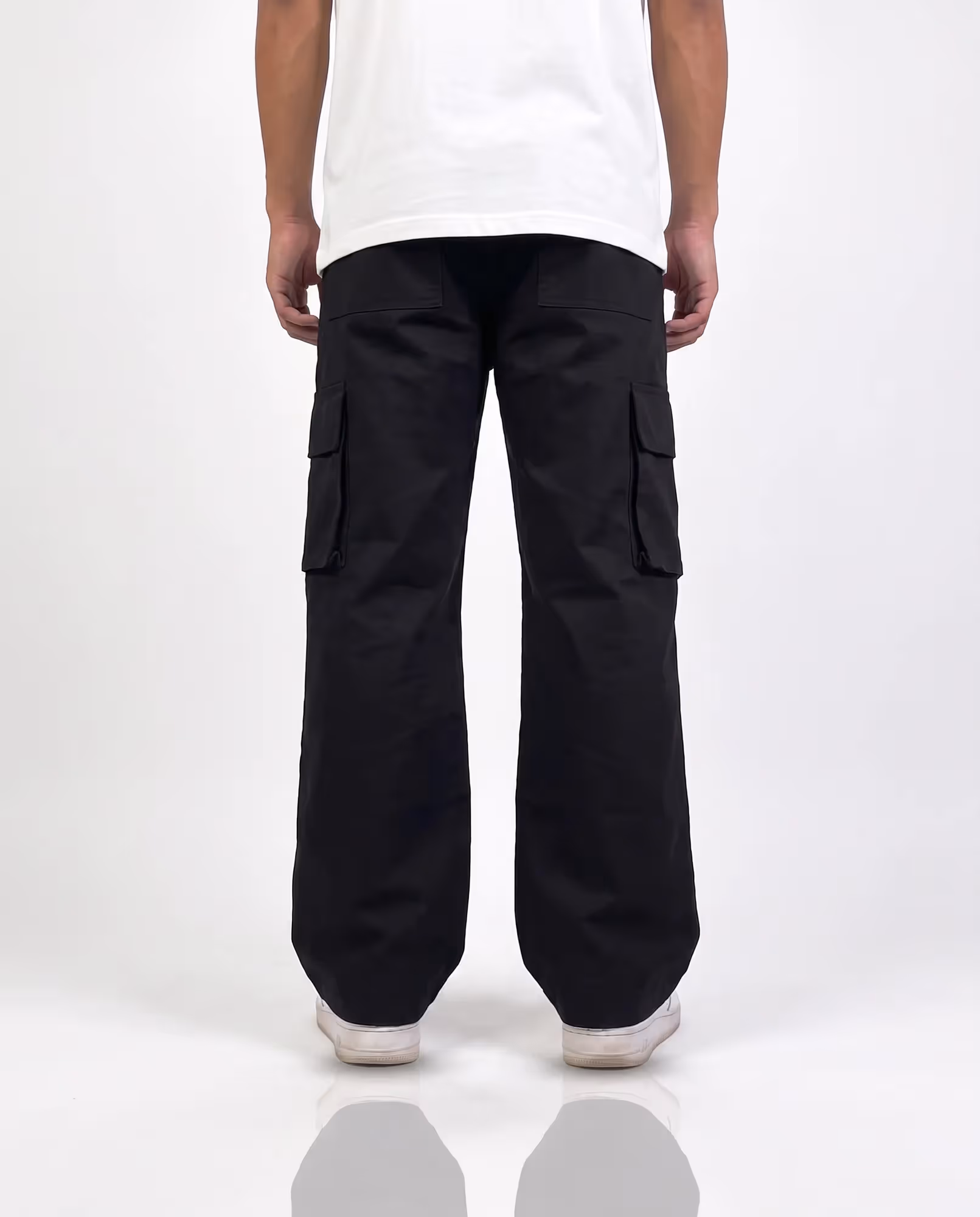 Black 12 Pocket Cargo Pants  image 2
