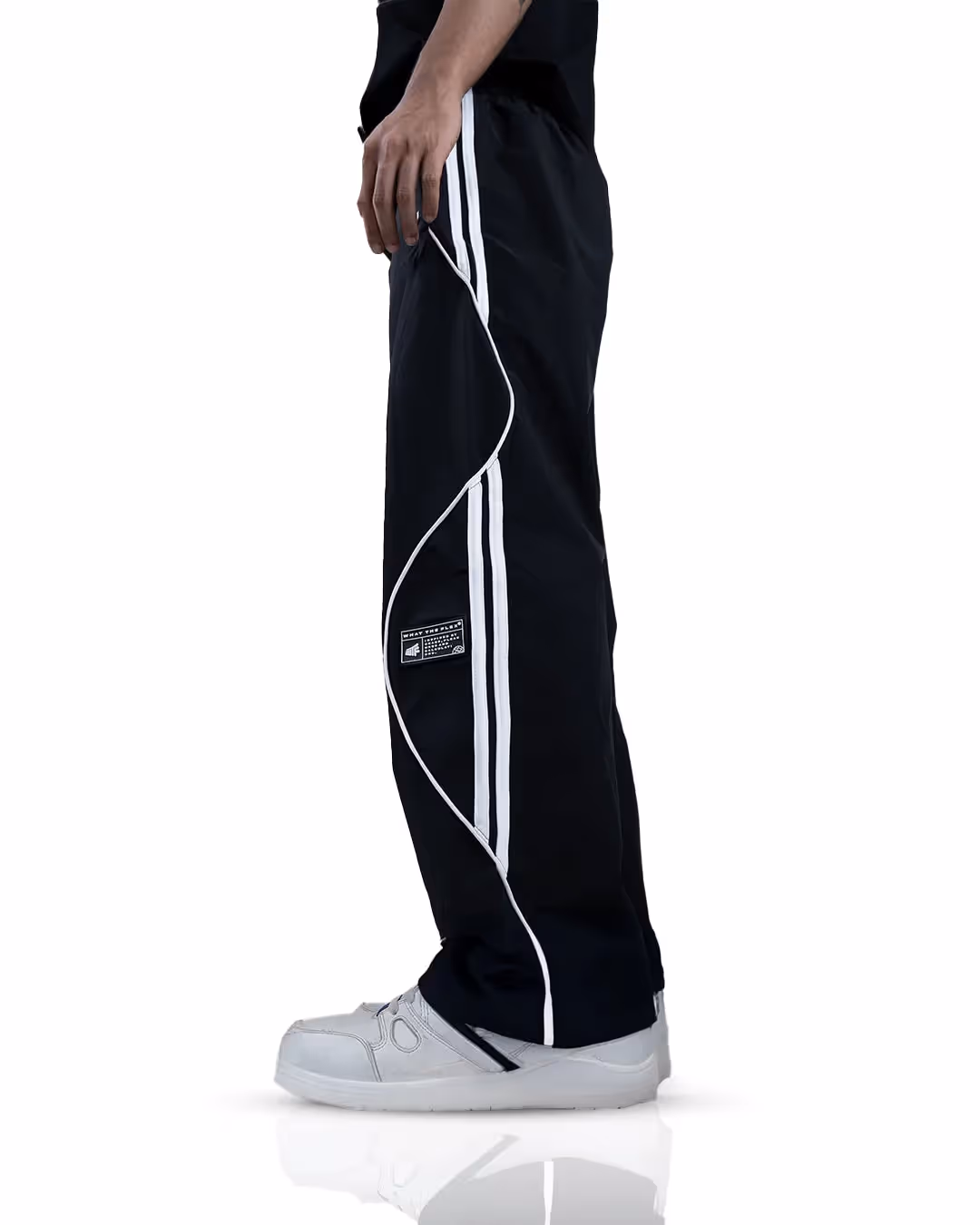 Black Arc Parachute Pants image 2