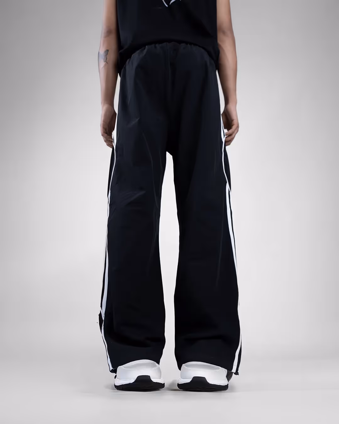 Black Arc Parachute Pants image 5