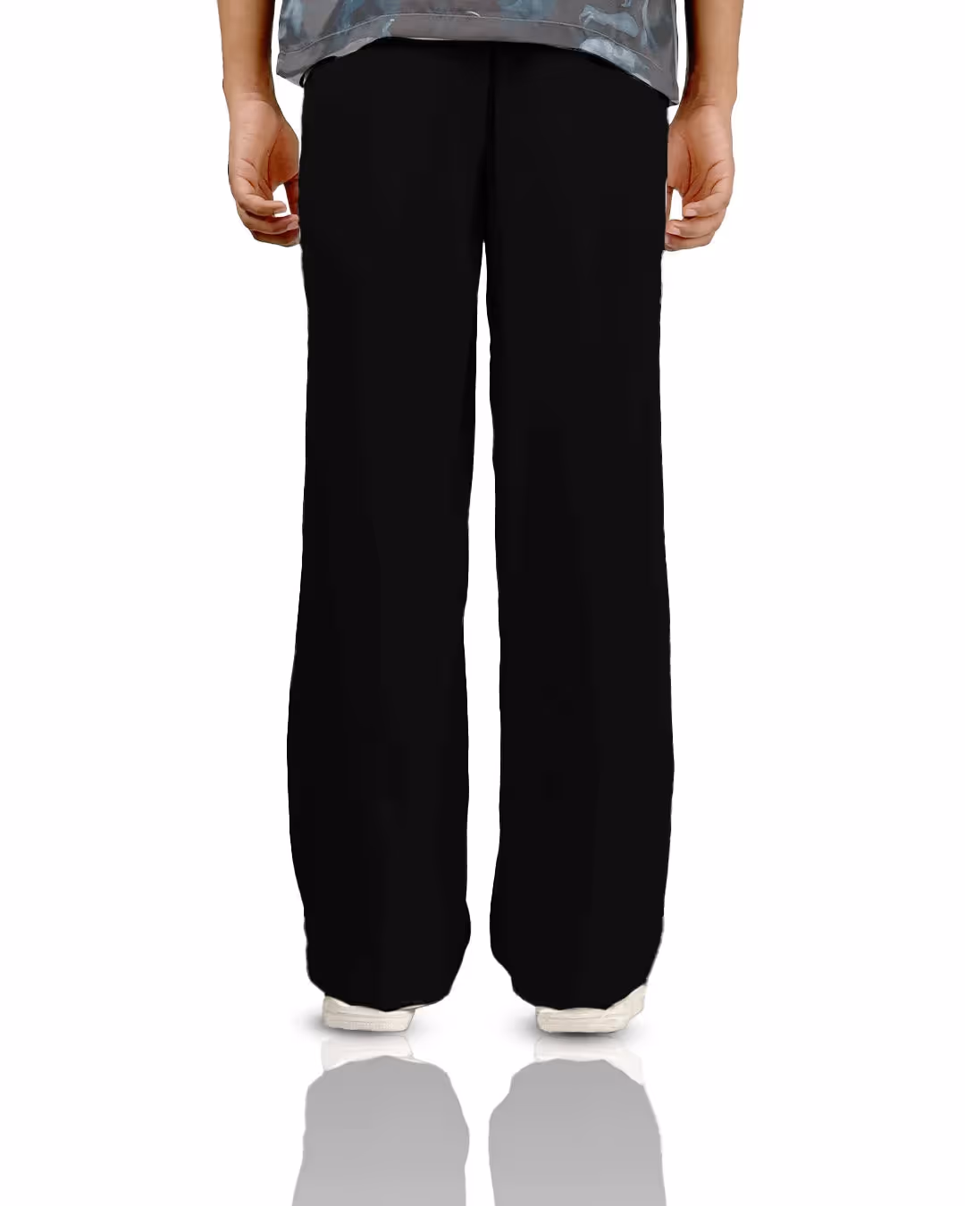 Black Classic Korean Pants  image 5
