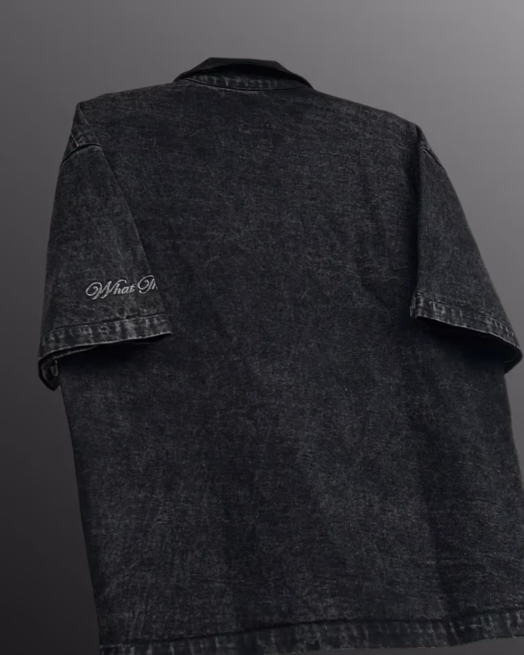 Black Half Sleeve Denim Layer  image 5