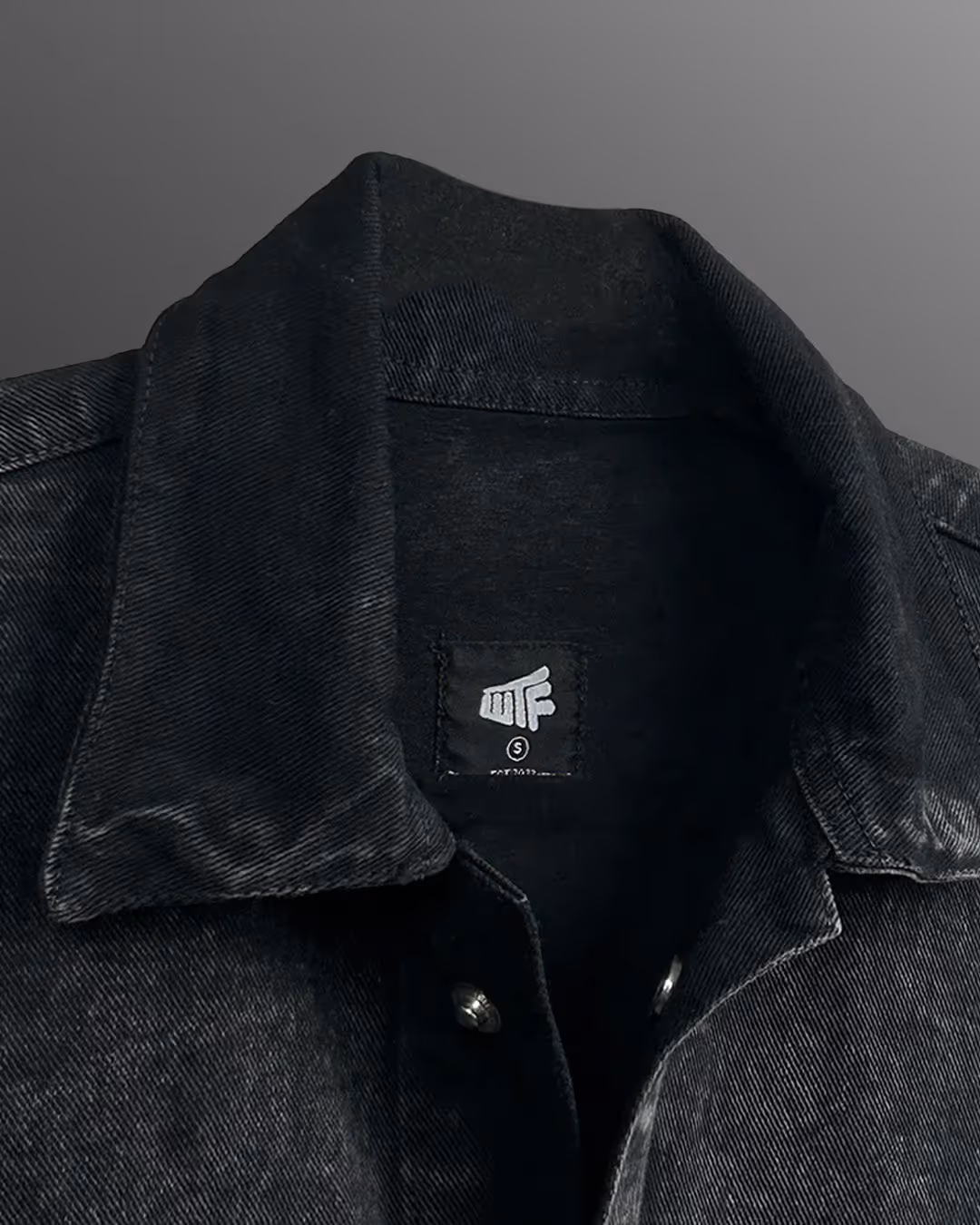 Black Half Sleeve Denim Layer  image 6