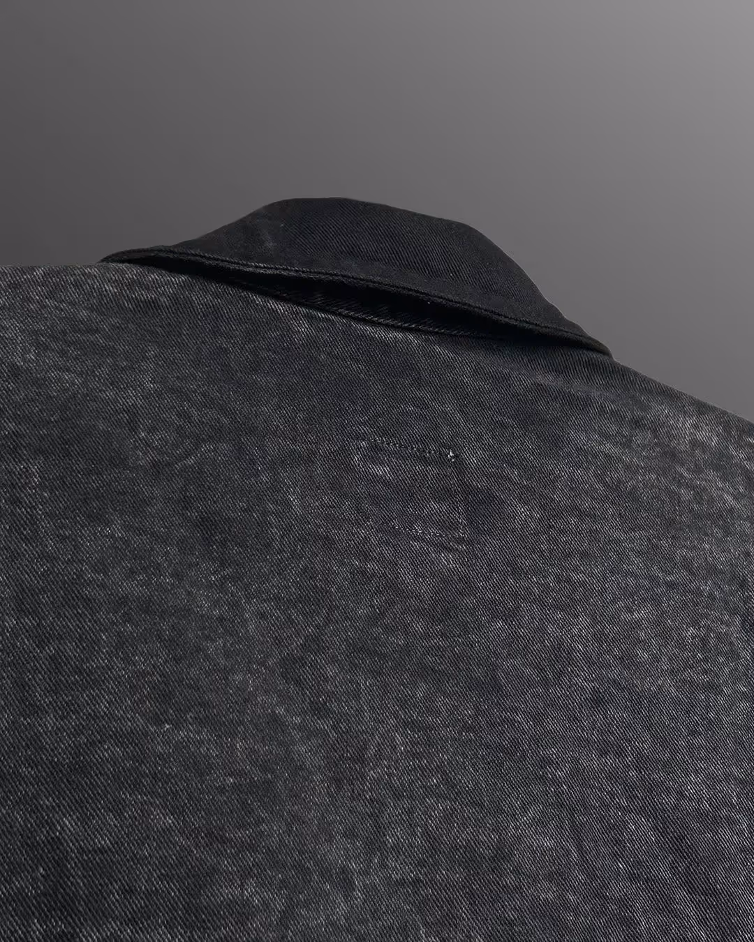 Black Half Sleeve Denim Layer  image 8