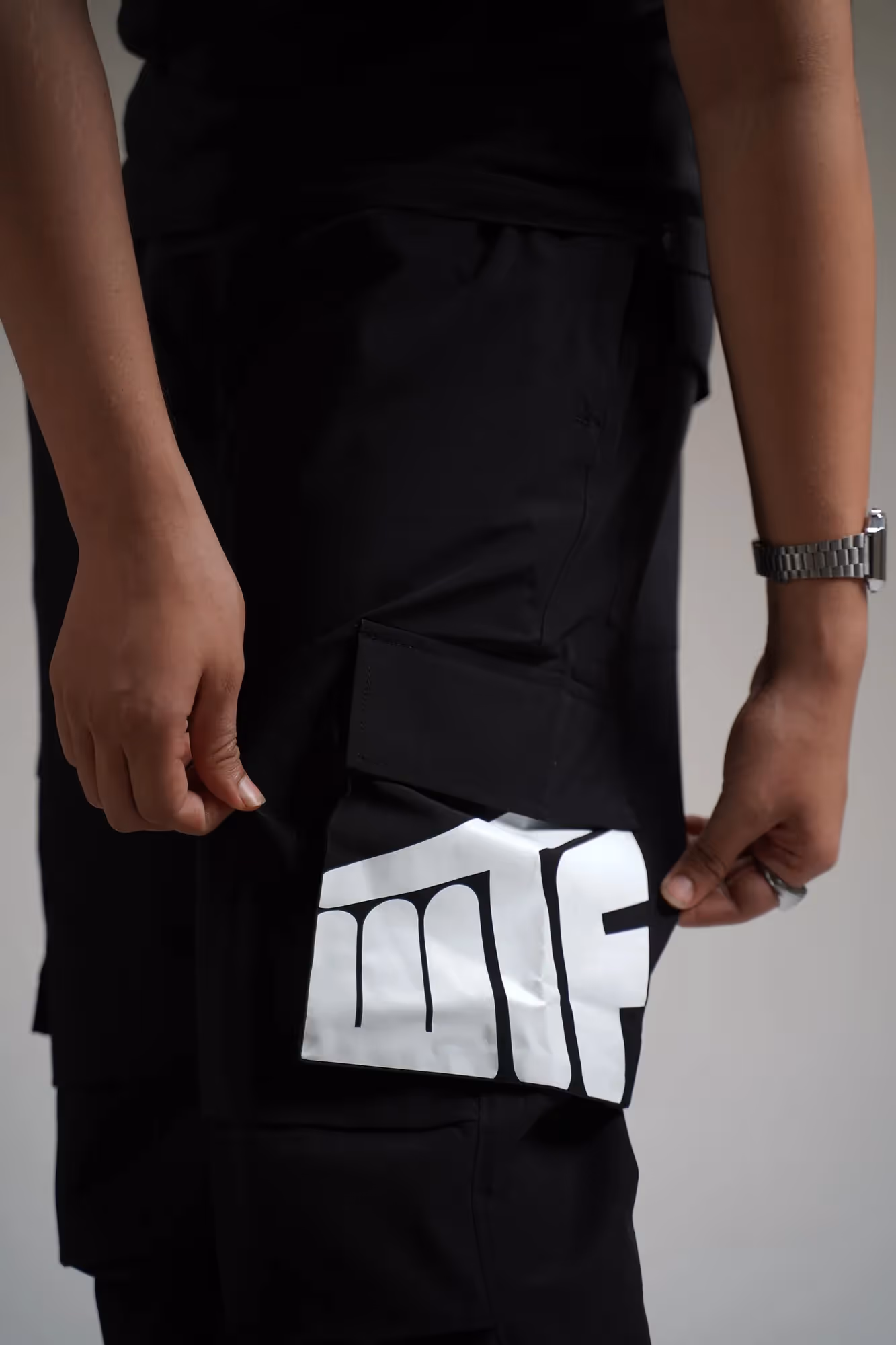 Black Parachute Pants  image 5