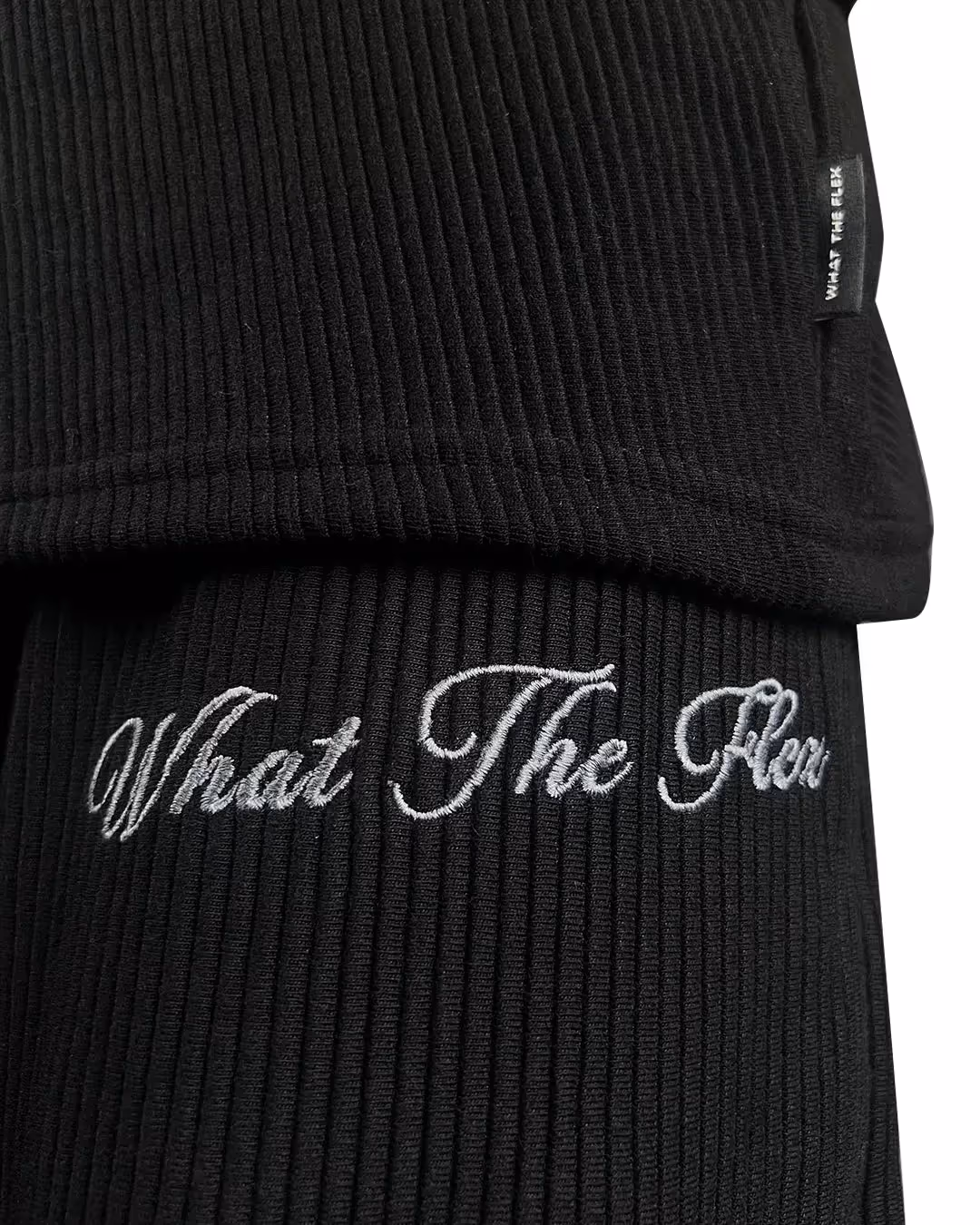 Black Ribbed Pants image 6