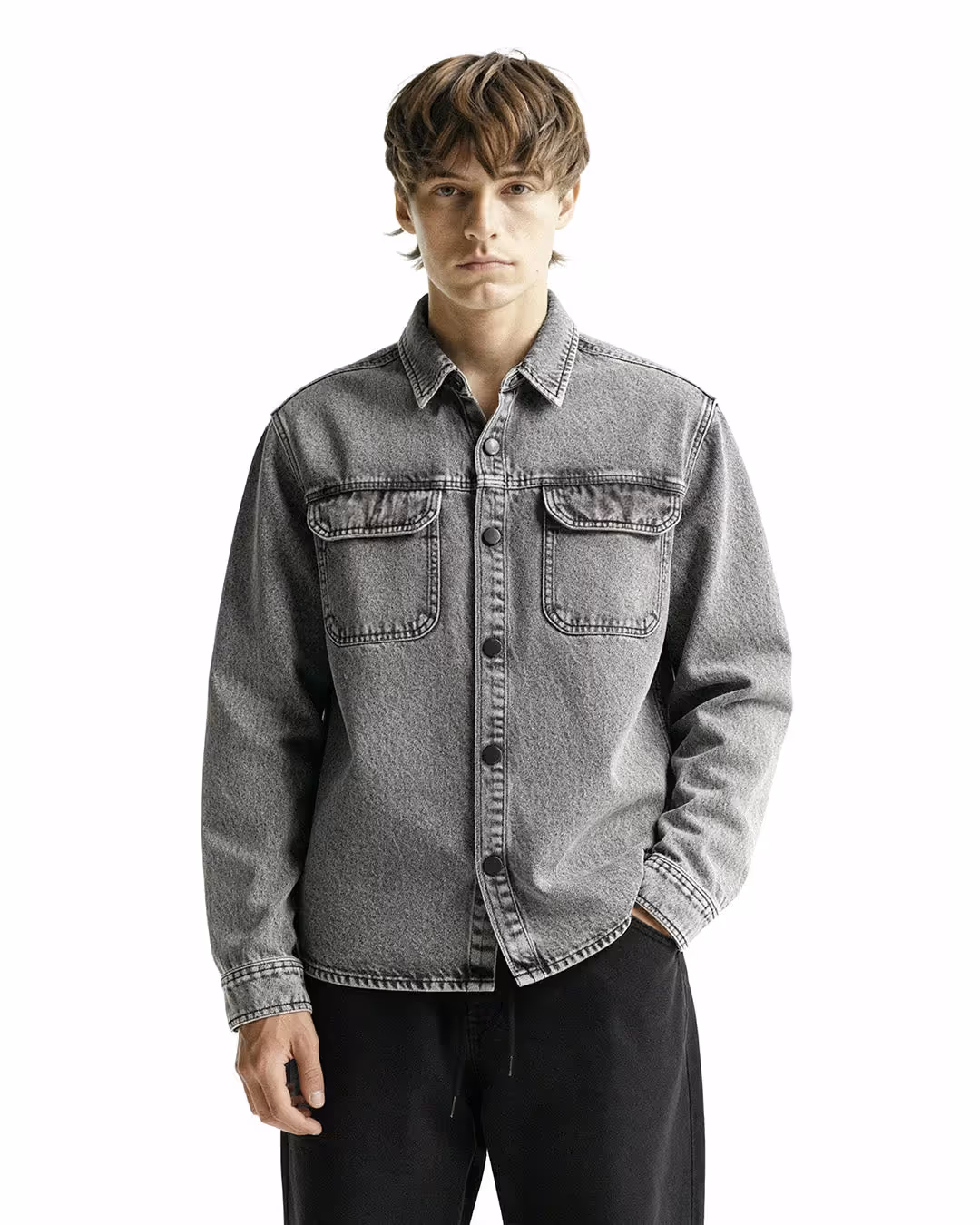 Blank Space Grey Denim Shirt image 2