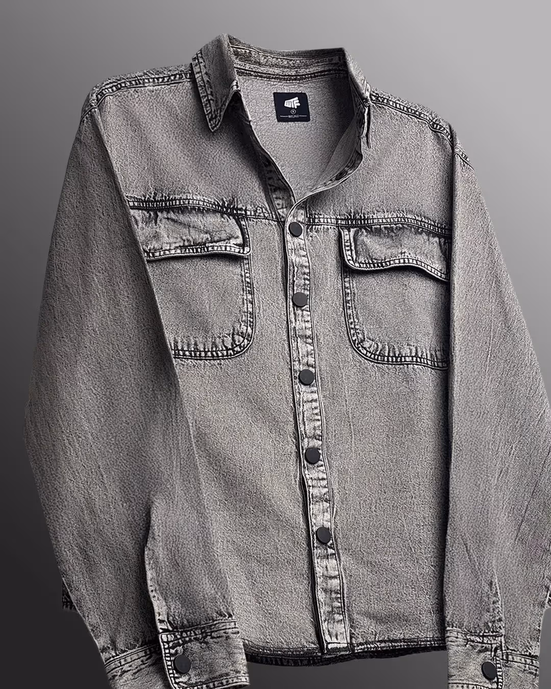Blank Space Grey Denim Shirt image 4