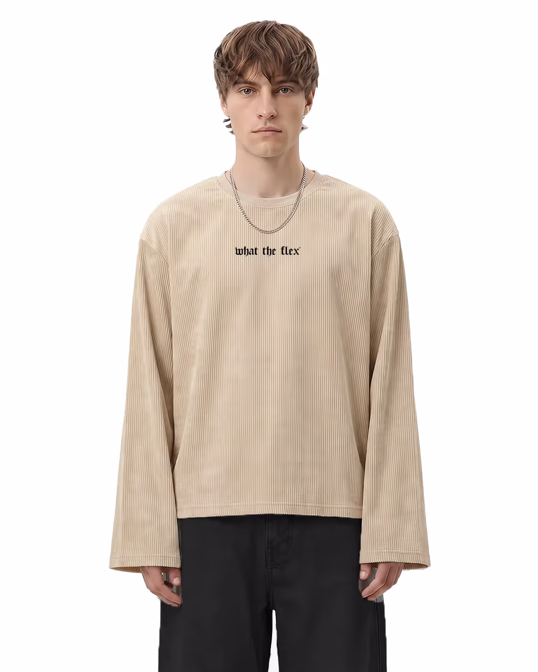 Blank State Full Sleeves Ribbed T-Shirt image 1